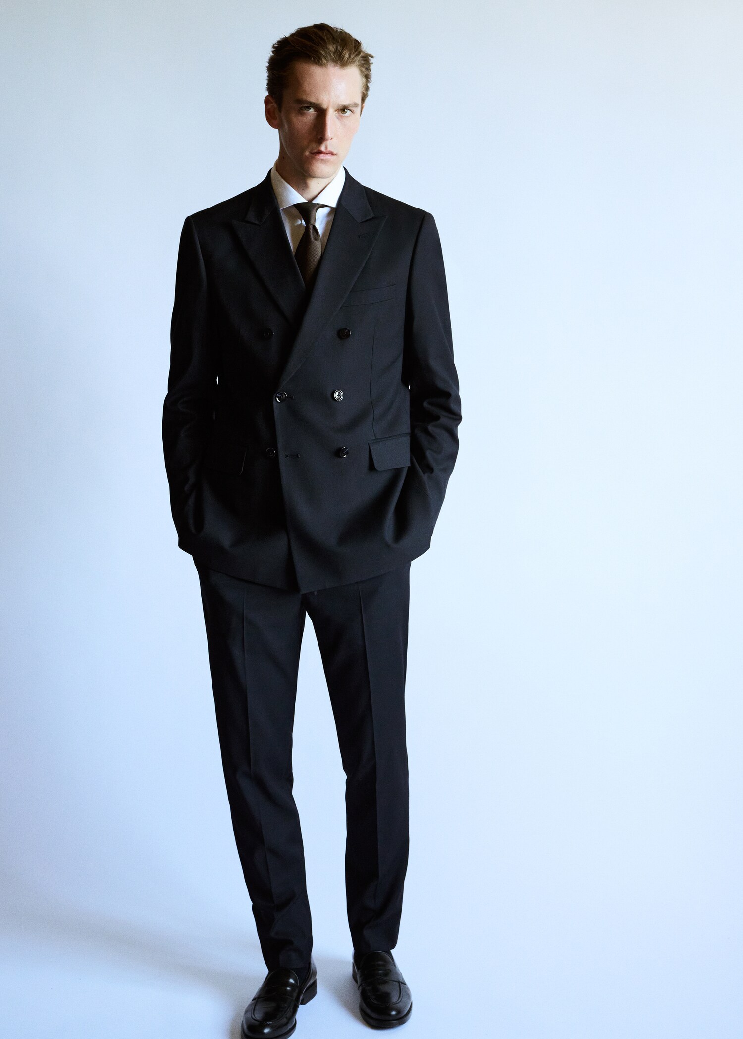Monaco slim-fit suit trousers - Details of the article 5