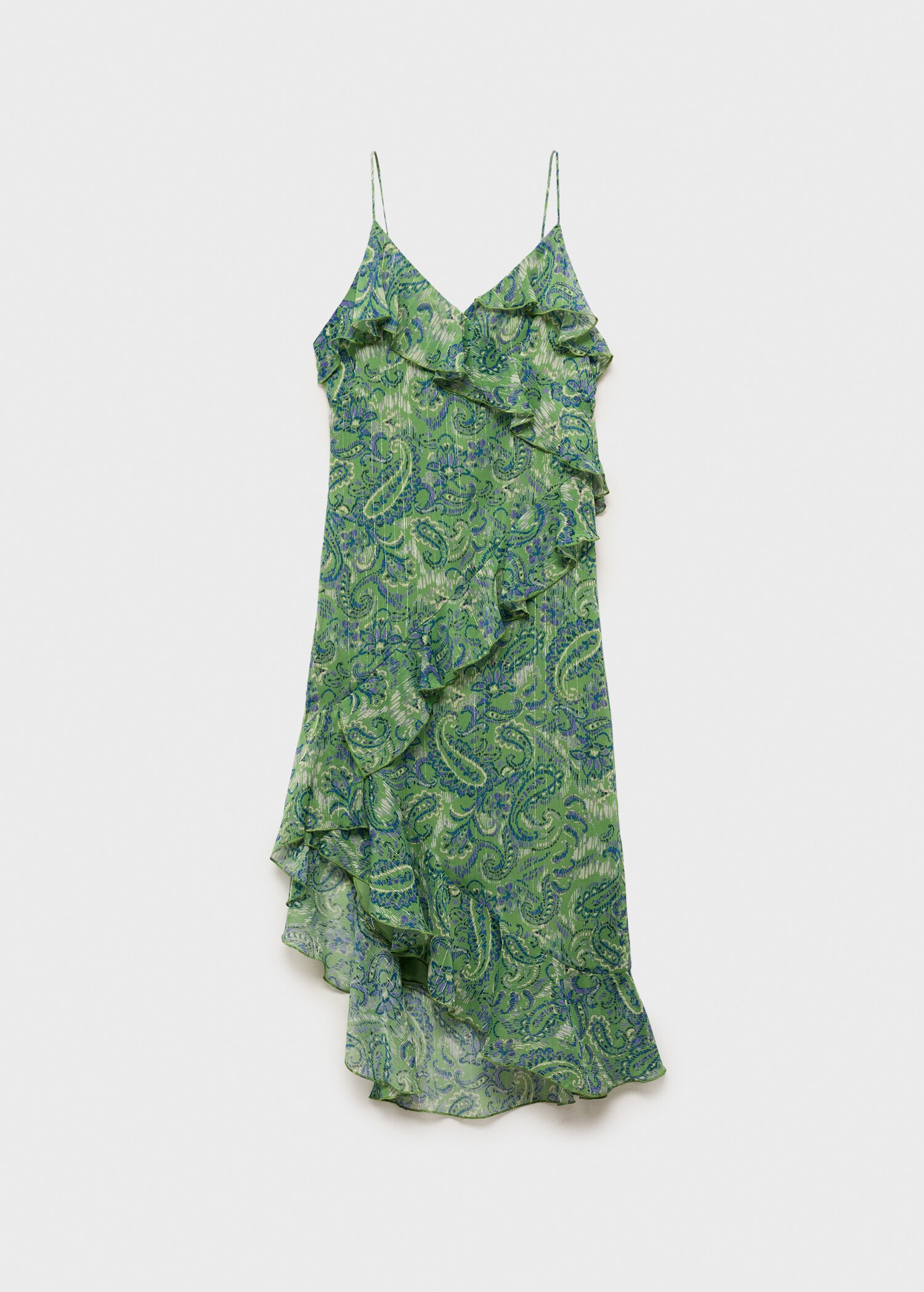 Ruffled printed dress - Article without model