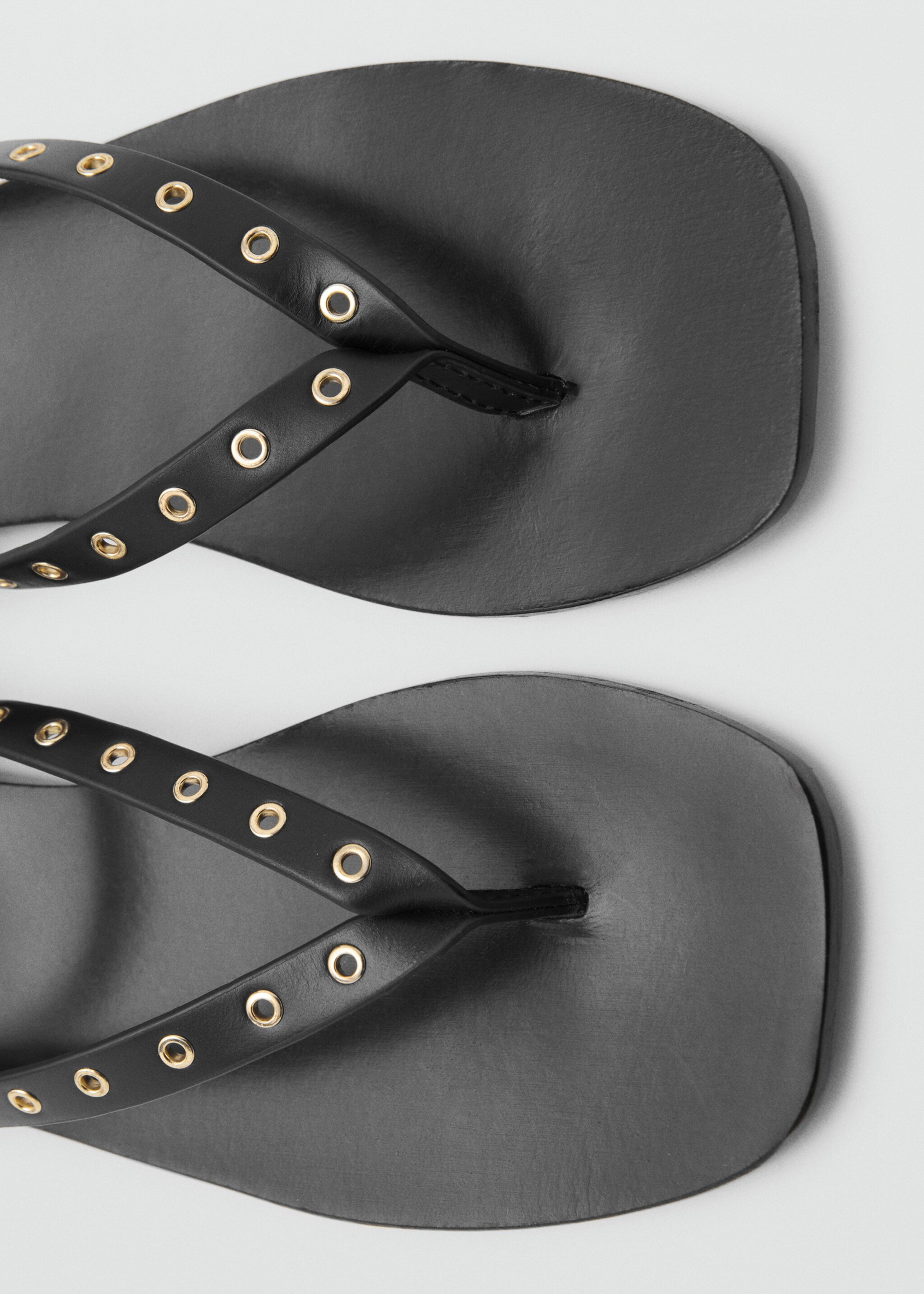 Sandales cuir lanières œillets - Détail de l'article 2