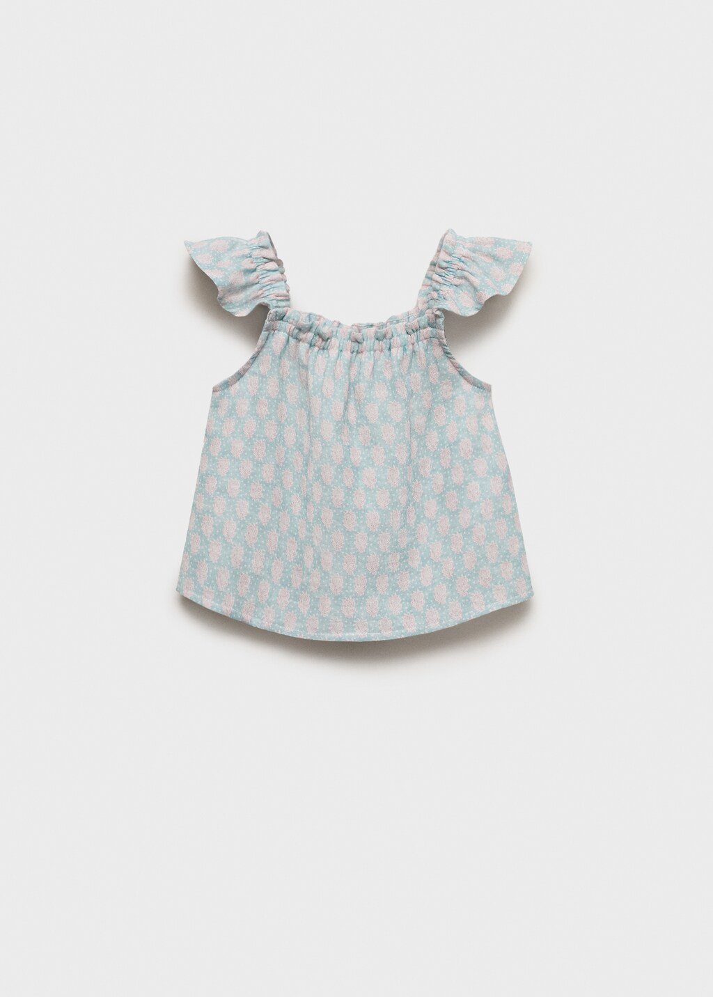 Ruffles printed blouse