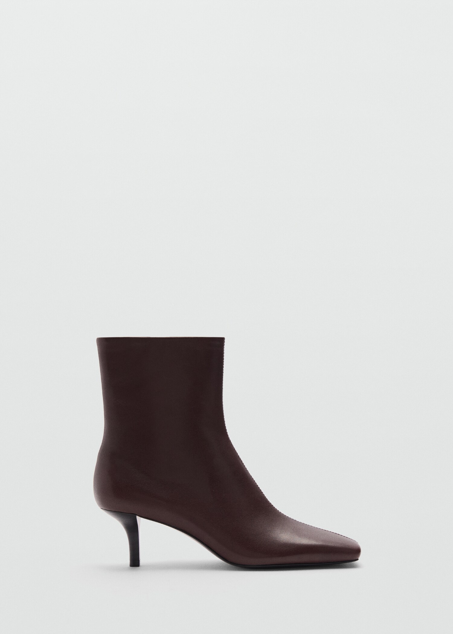 Bottines cuir bout carré - Article sans modèle