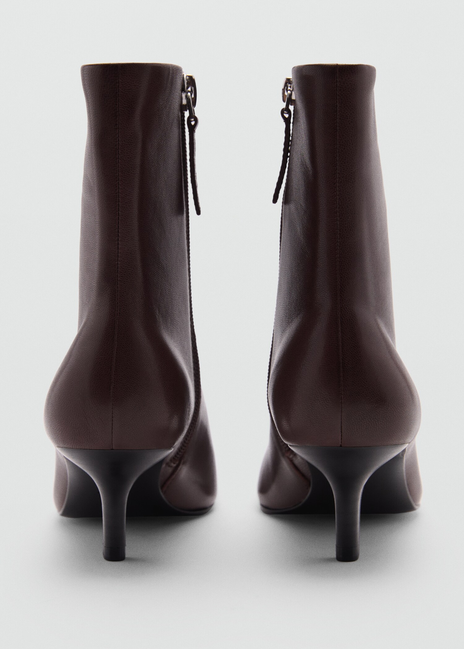 Bottines cuir bout carré - Verso de l’article