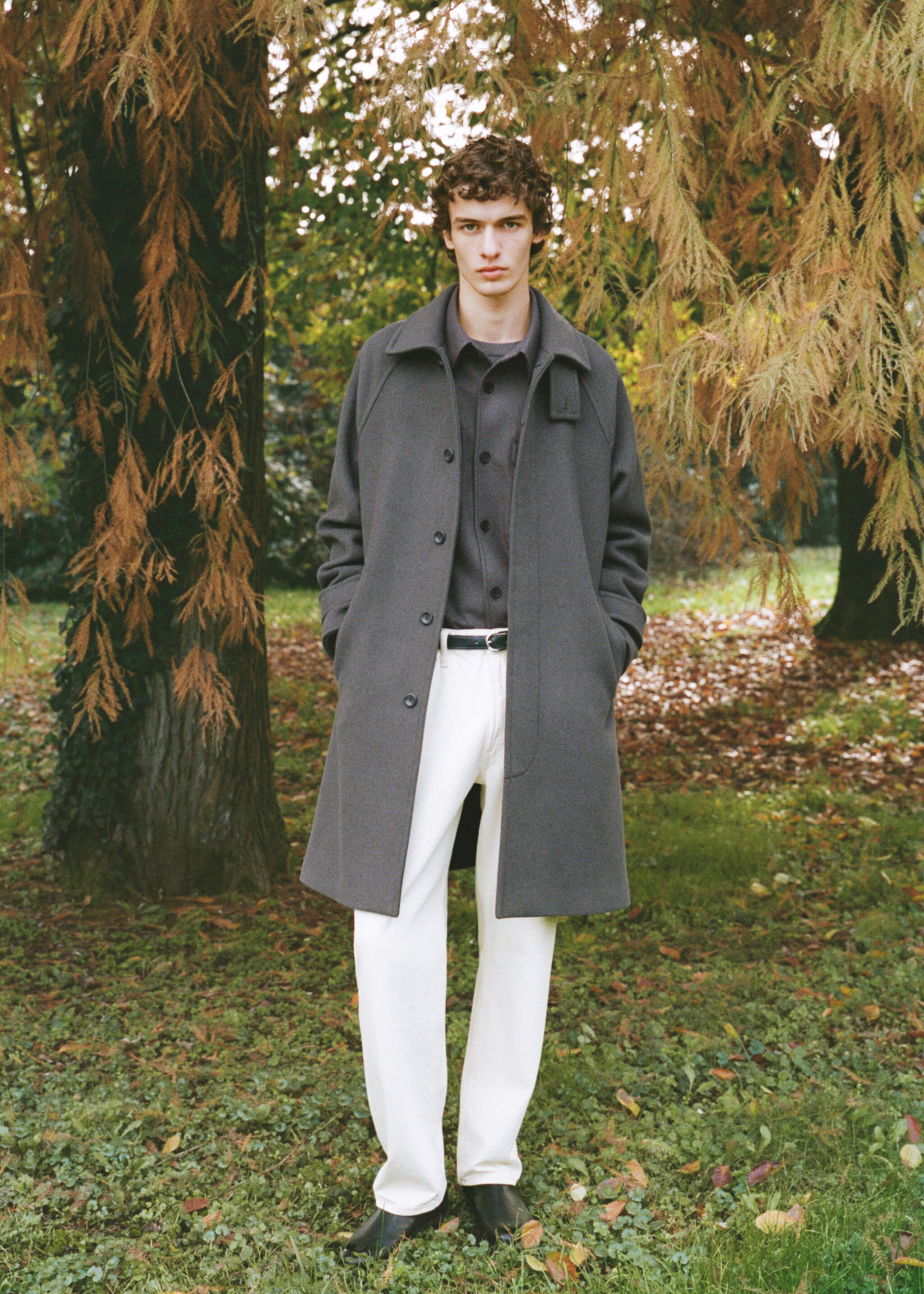 Manteau long laine recyclée - Détail de l'article 3