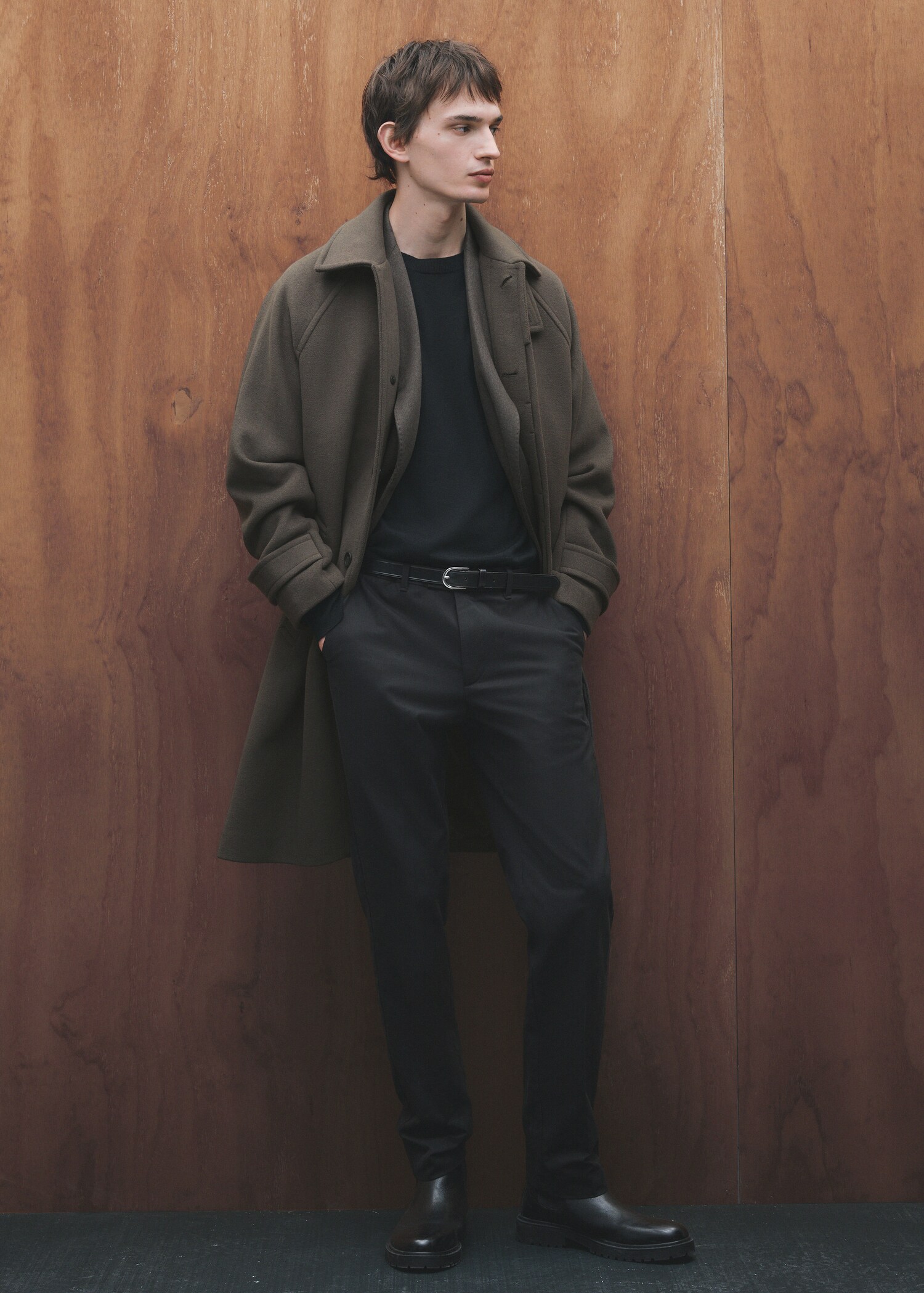 Manteau long laine recyclée - Détail de l'article 3