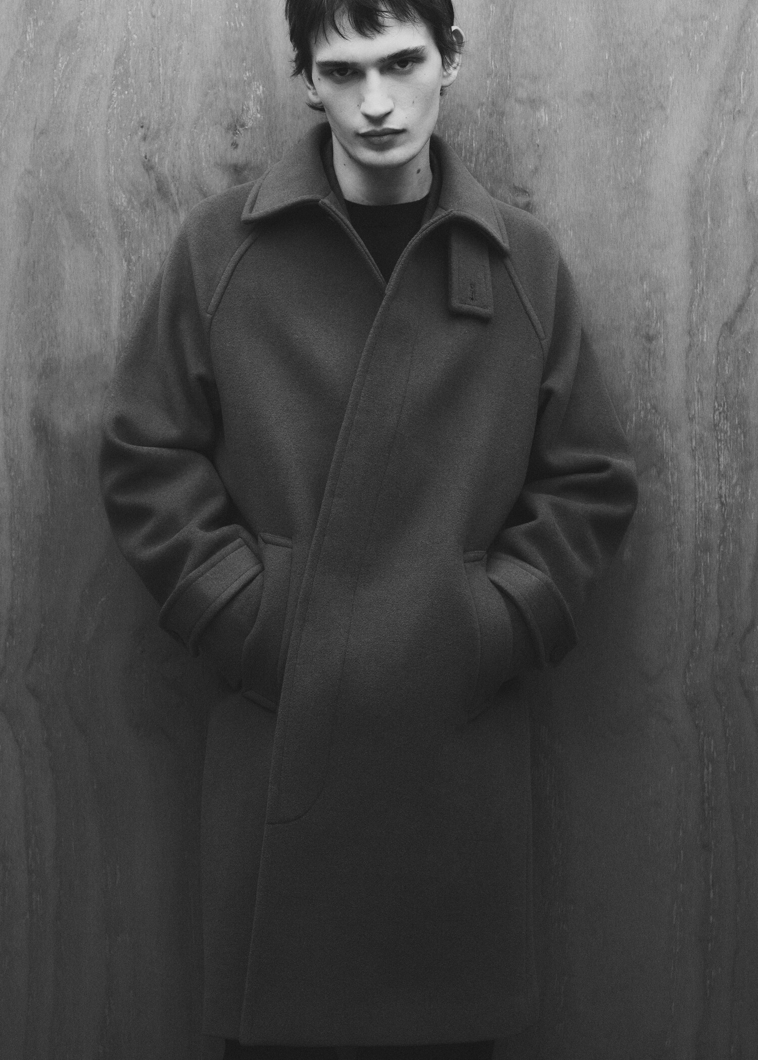 Manteau long laine recyclée - Détail de l'article 5