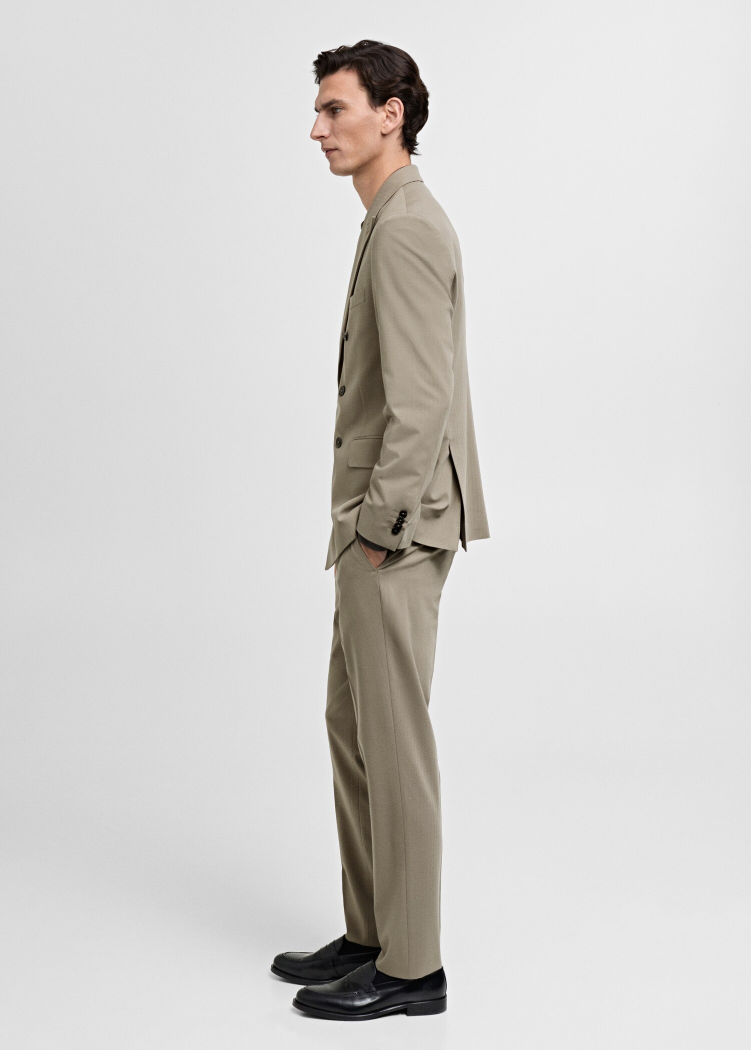 Spodnie garniturowe Mónaco slim fit - Szczegóły artykułu 4