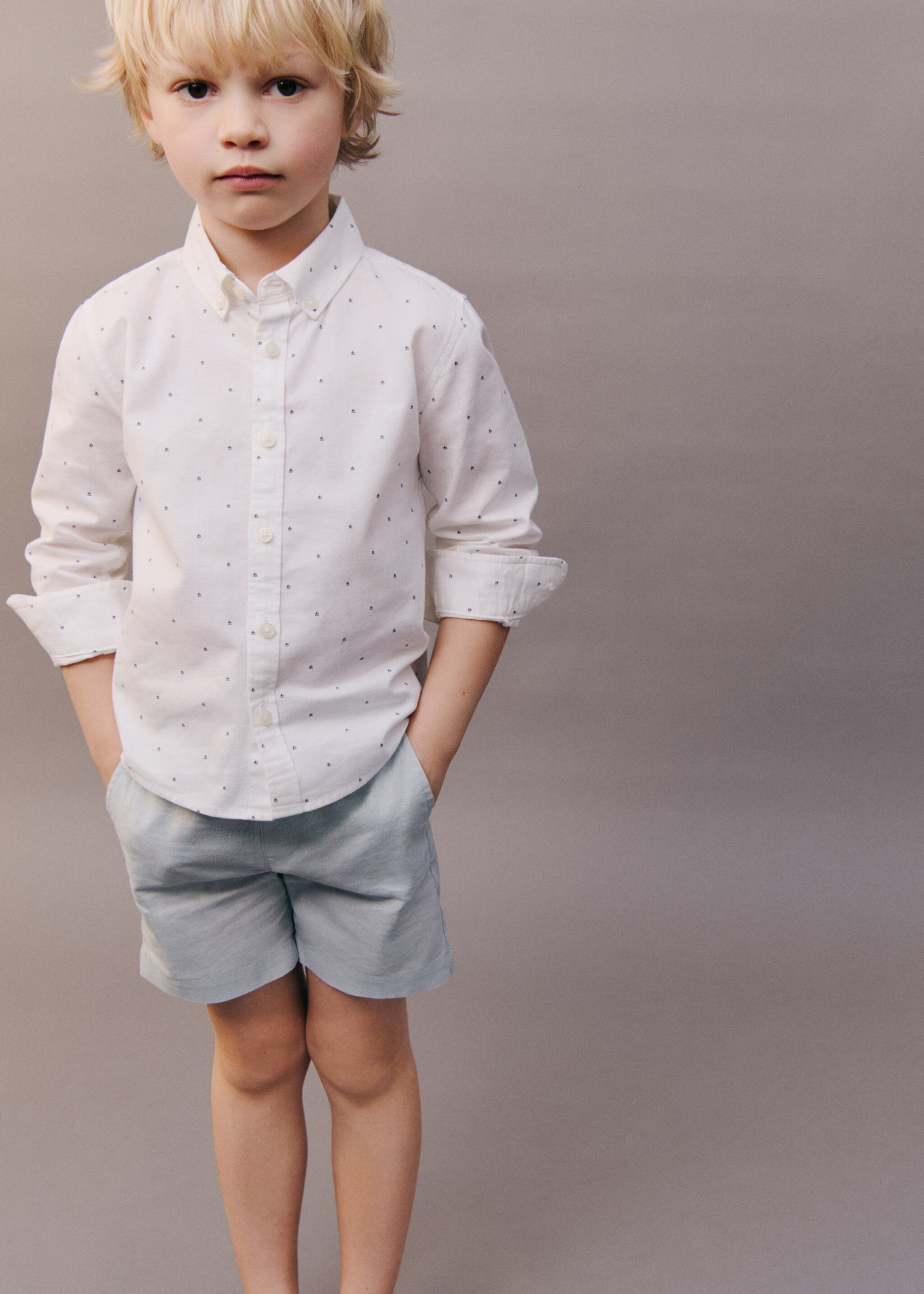 Printed Oxford shirt - General plane