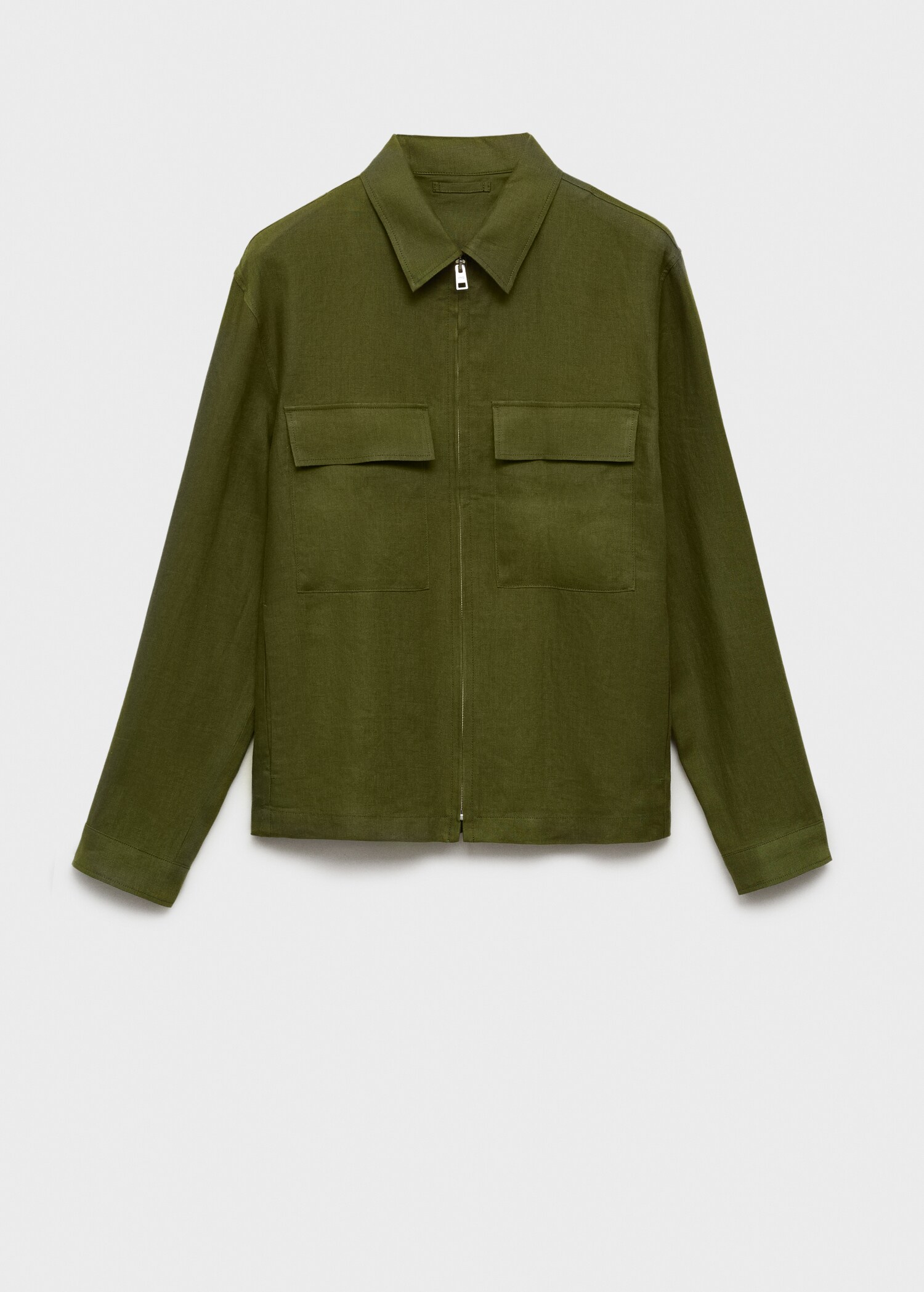100% linen jacket with pockets - Article without model