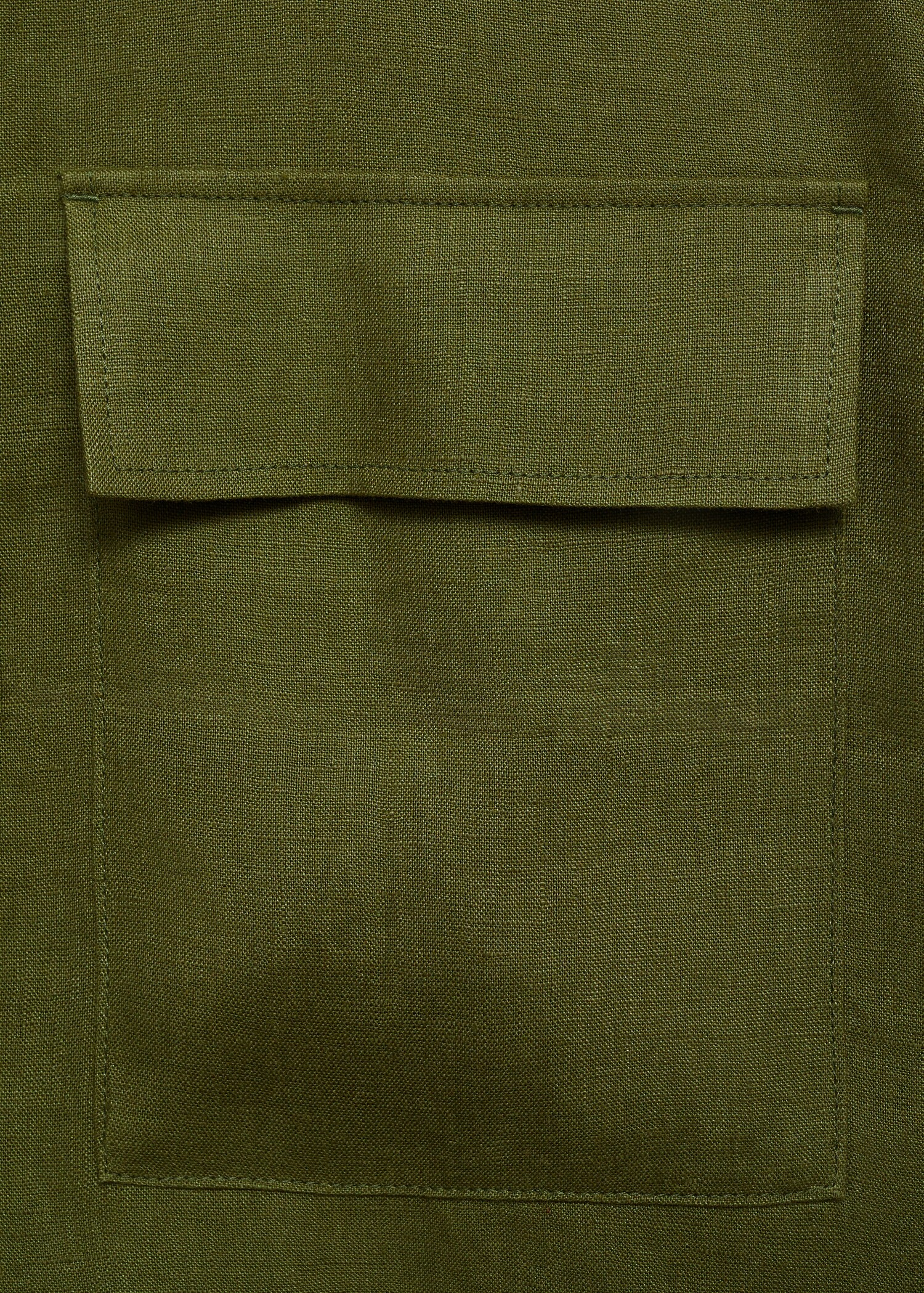 100% linen jacket with pockets - Details of the article 0