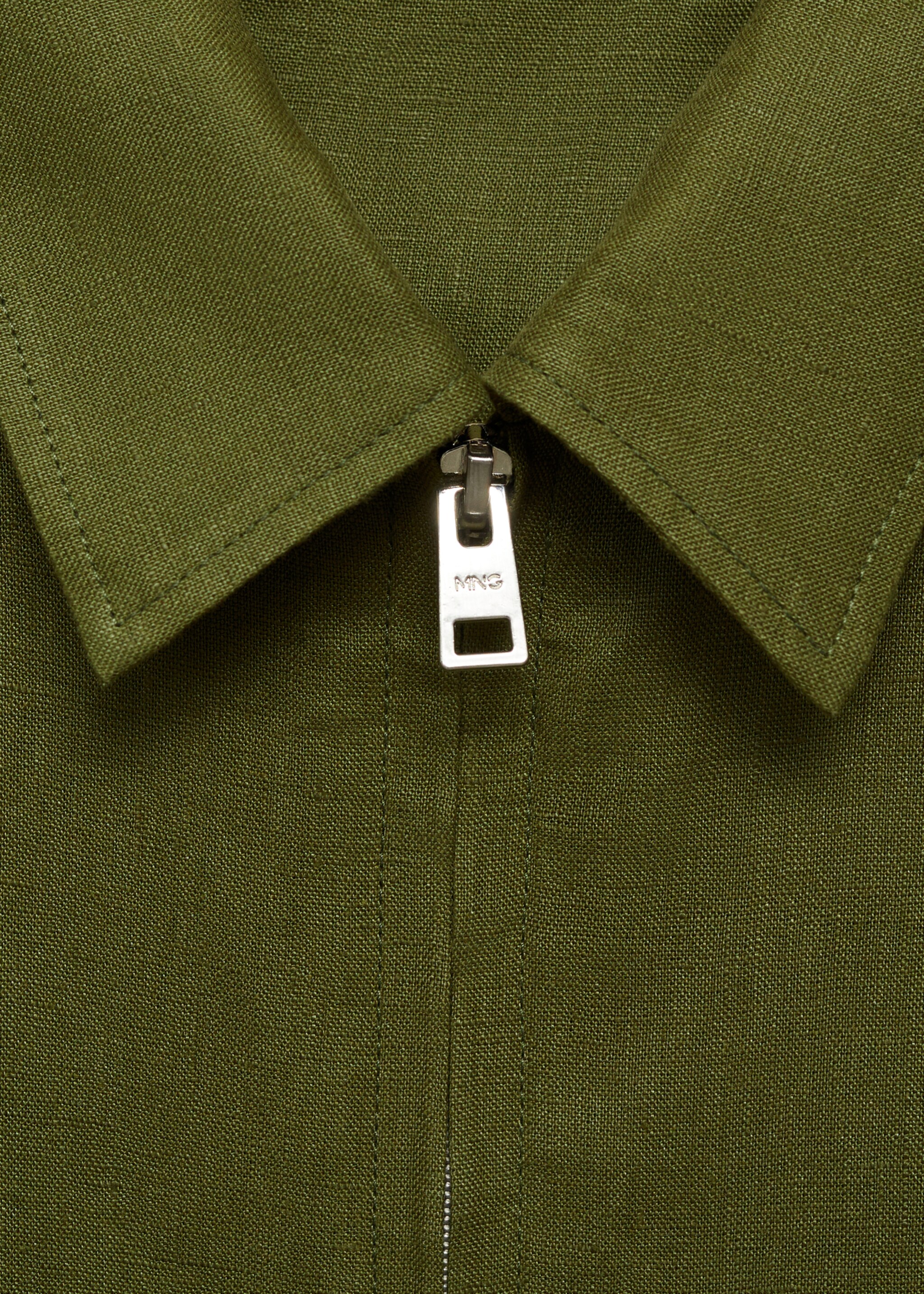 100% linen jacket with pockets - Details of the article 8