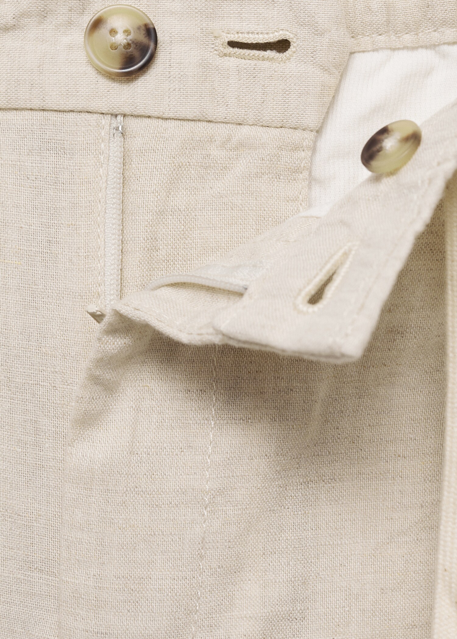 Slim-fit trousers with drawstring - Details of the article 8