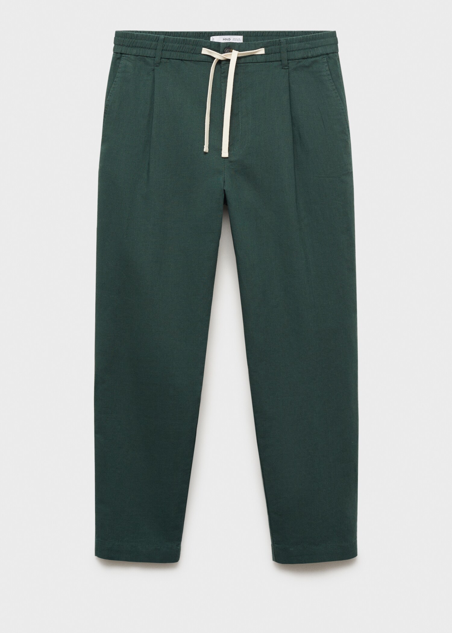 Slim-fit trousers with drawstring - Article without model