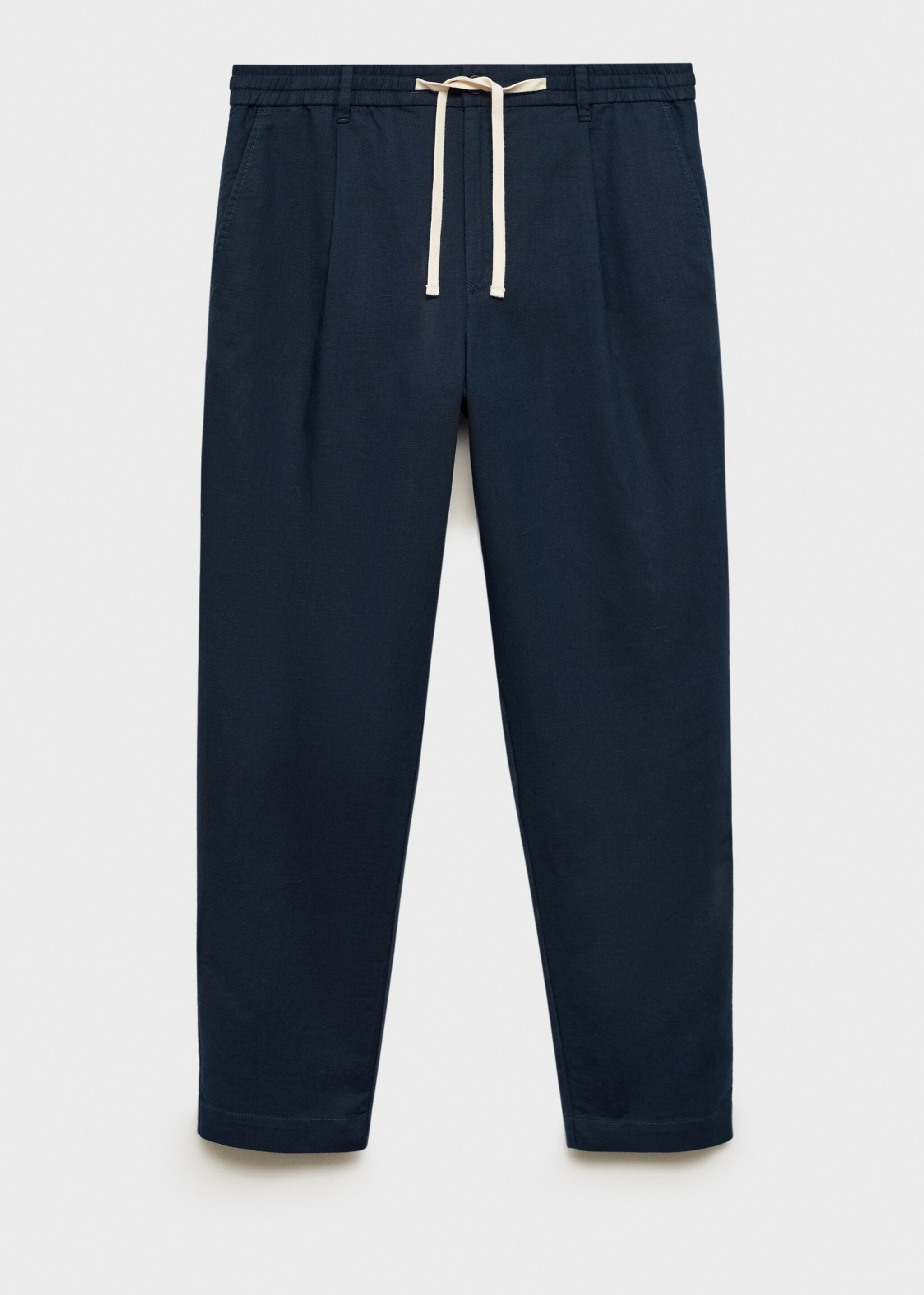 Slim-fit trousers with drawstring - Article without model