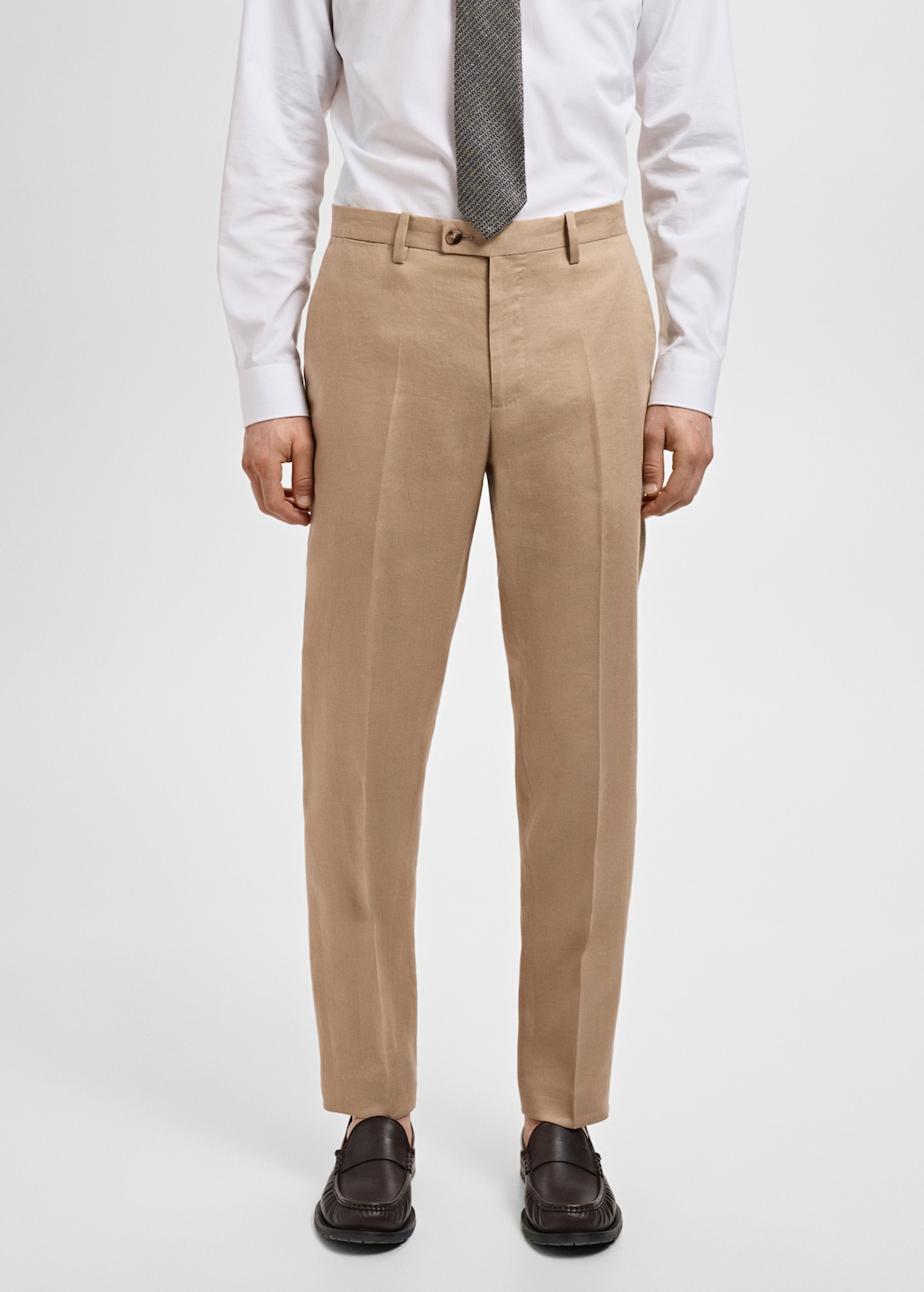 Amalfi 100% linen slim-fit suit pants