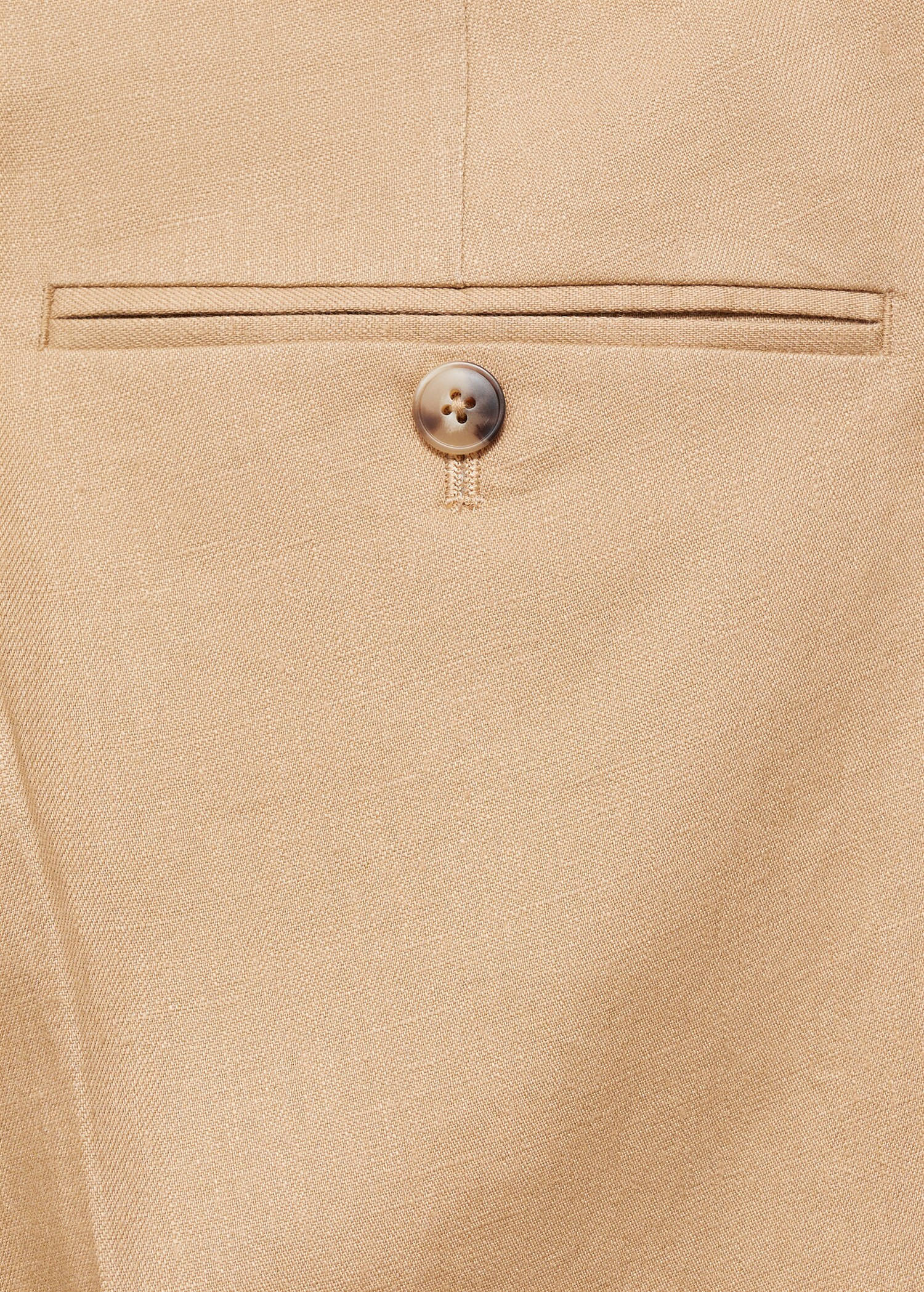 Amalfi 100% linen slim-fit suit trousers - Details of the article 0