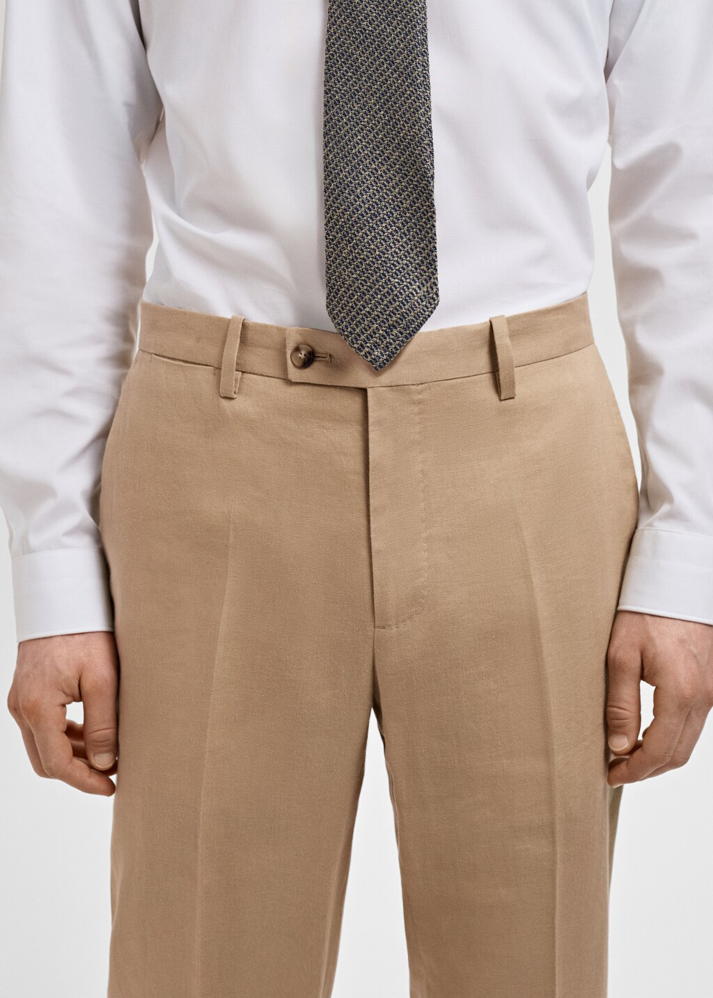 Amalfi 100% linen slim-fit suit pants