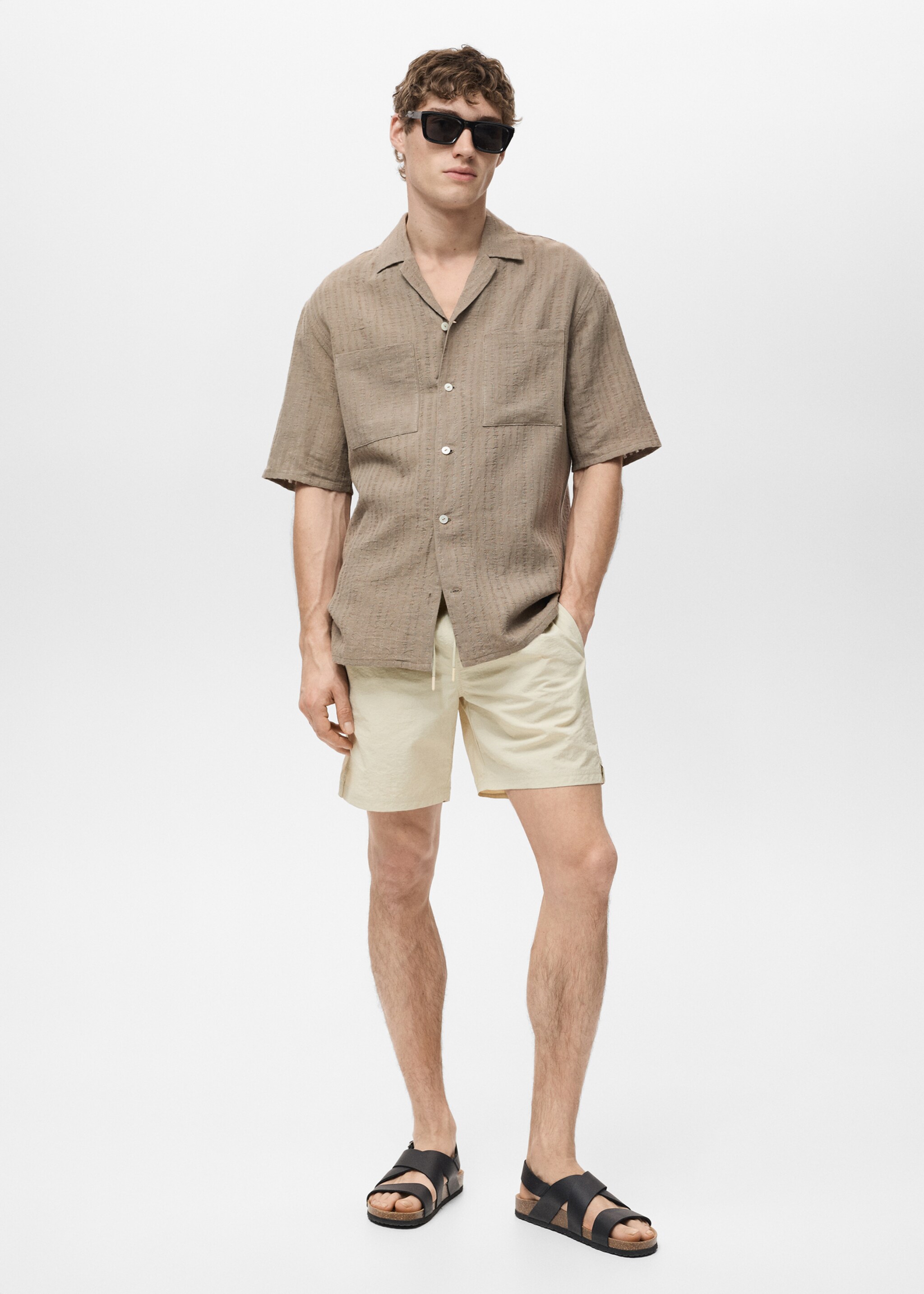 Basic drawstring swimsuit - Details of the article 4
