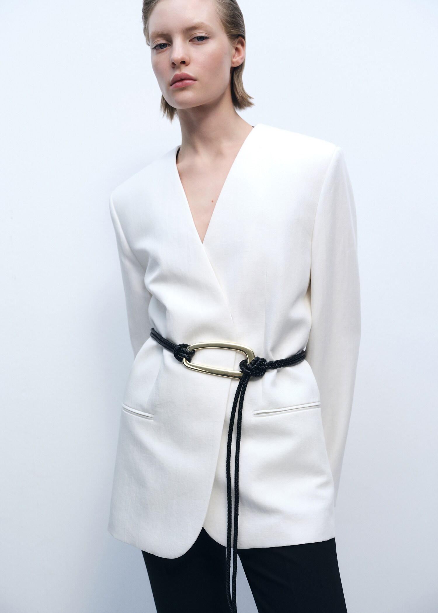 Blazer aus Lyocell mit Leinen - Detail des Artikels 2