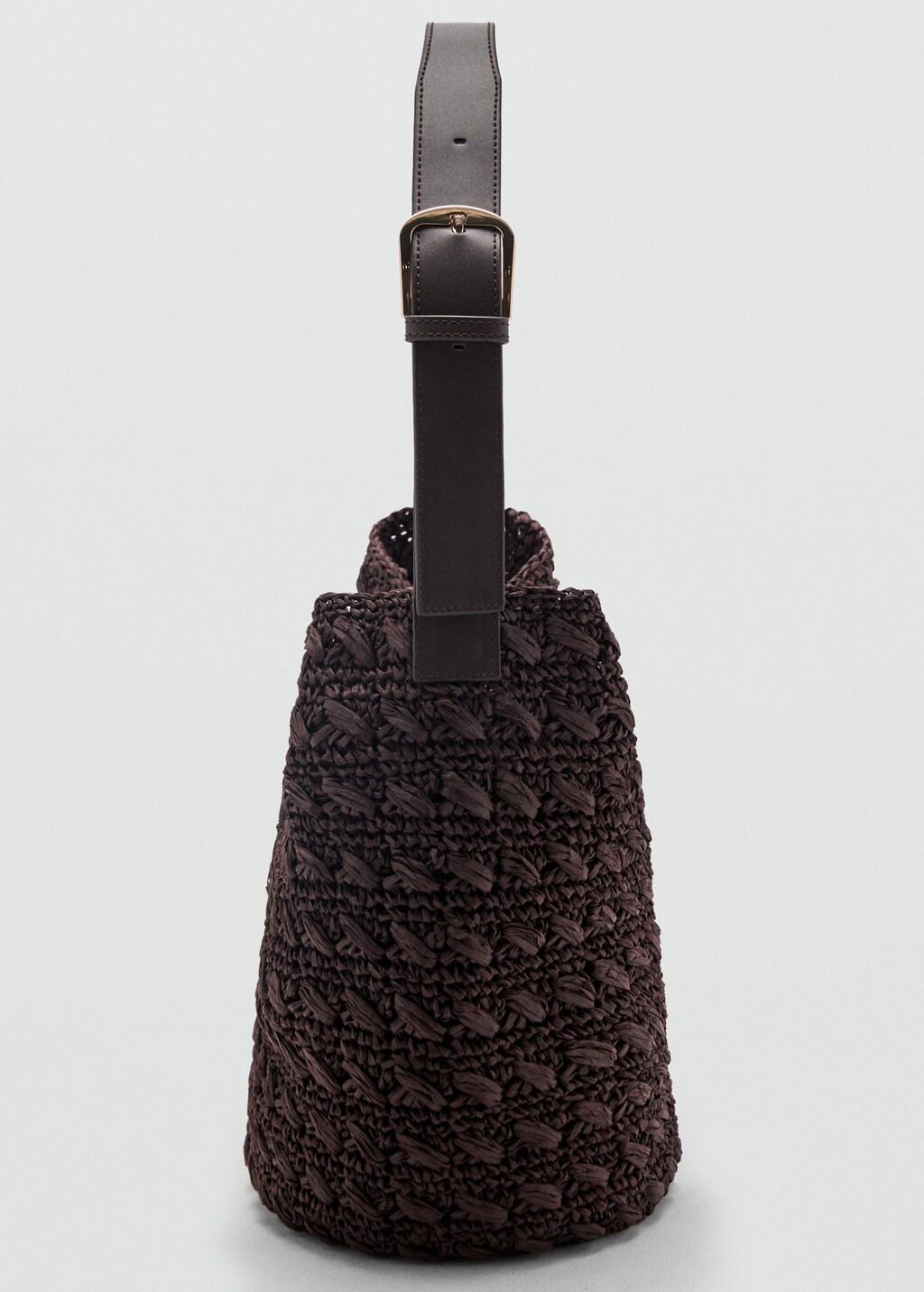 Natural fibre shoulder bag