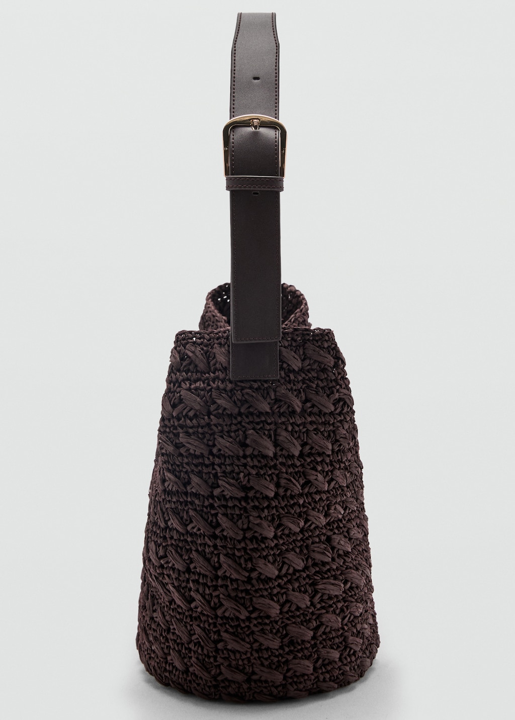 Natural fibre shoulder bag
