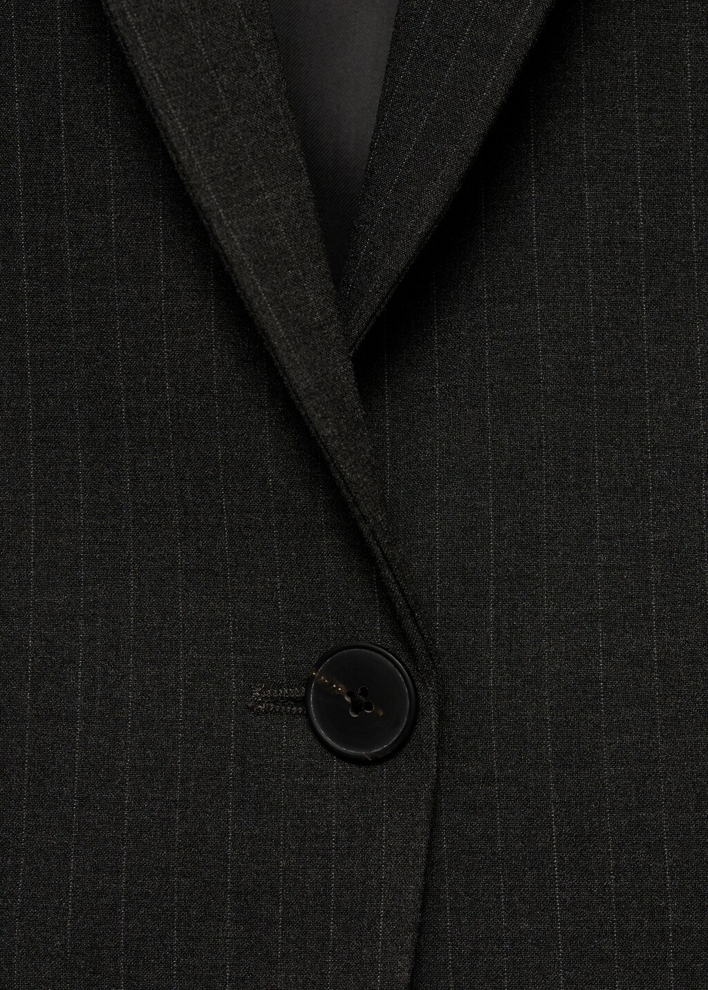 Pinstripe suit blazer