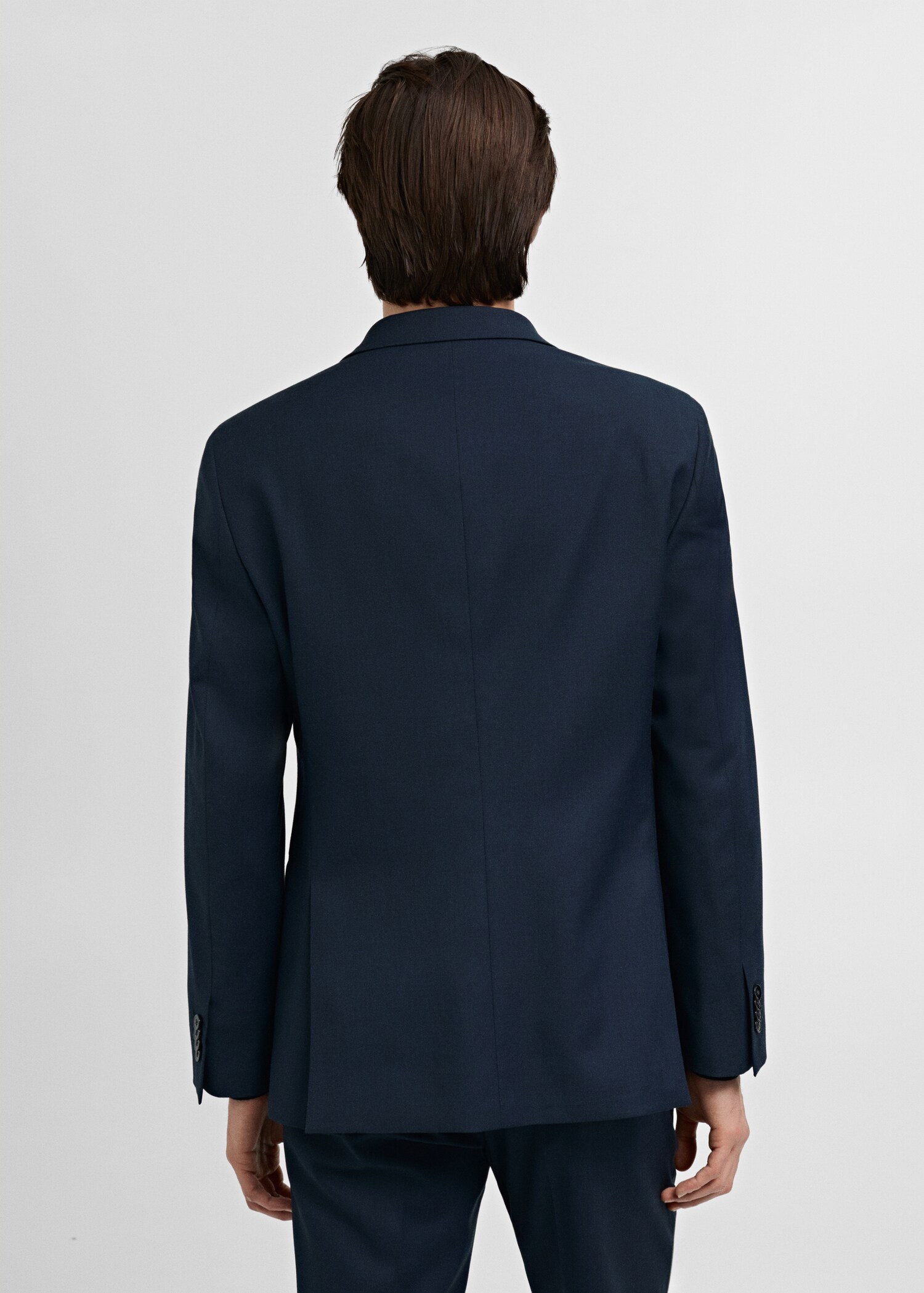 Milan slim-fit suit jacket - Reverse of the article