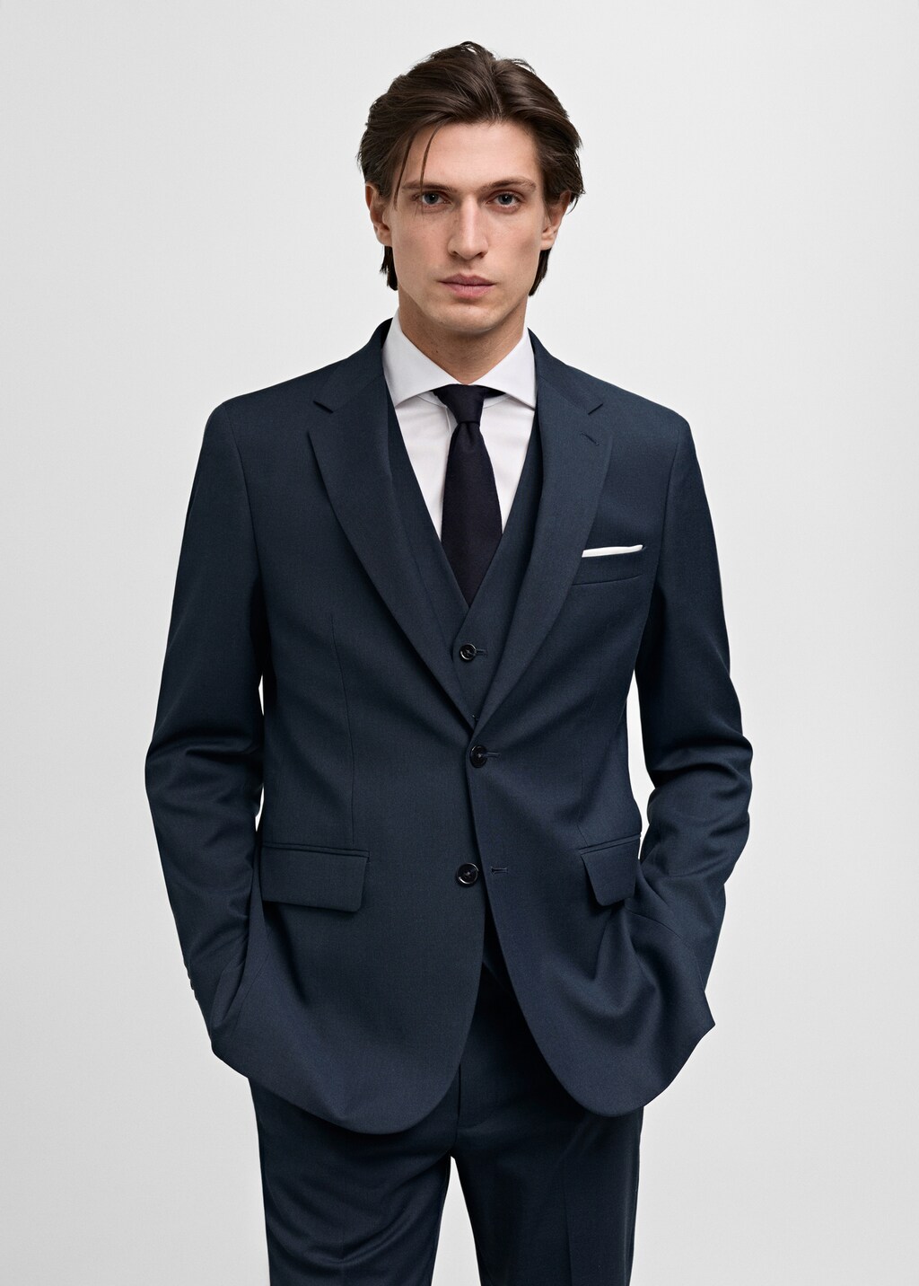 Milan slim-fit suit blazer - Men | MANGO USA