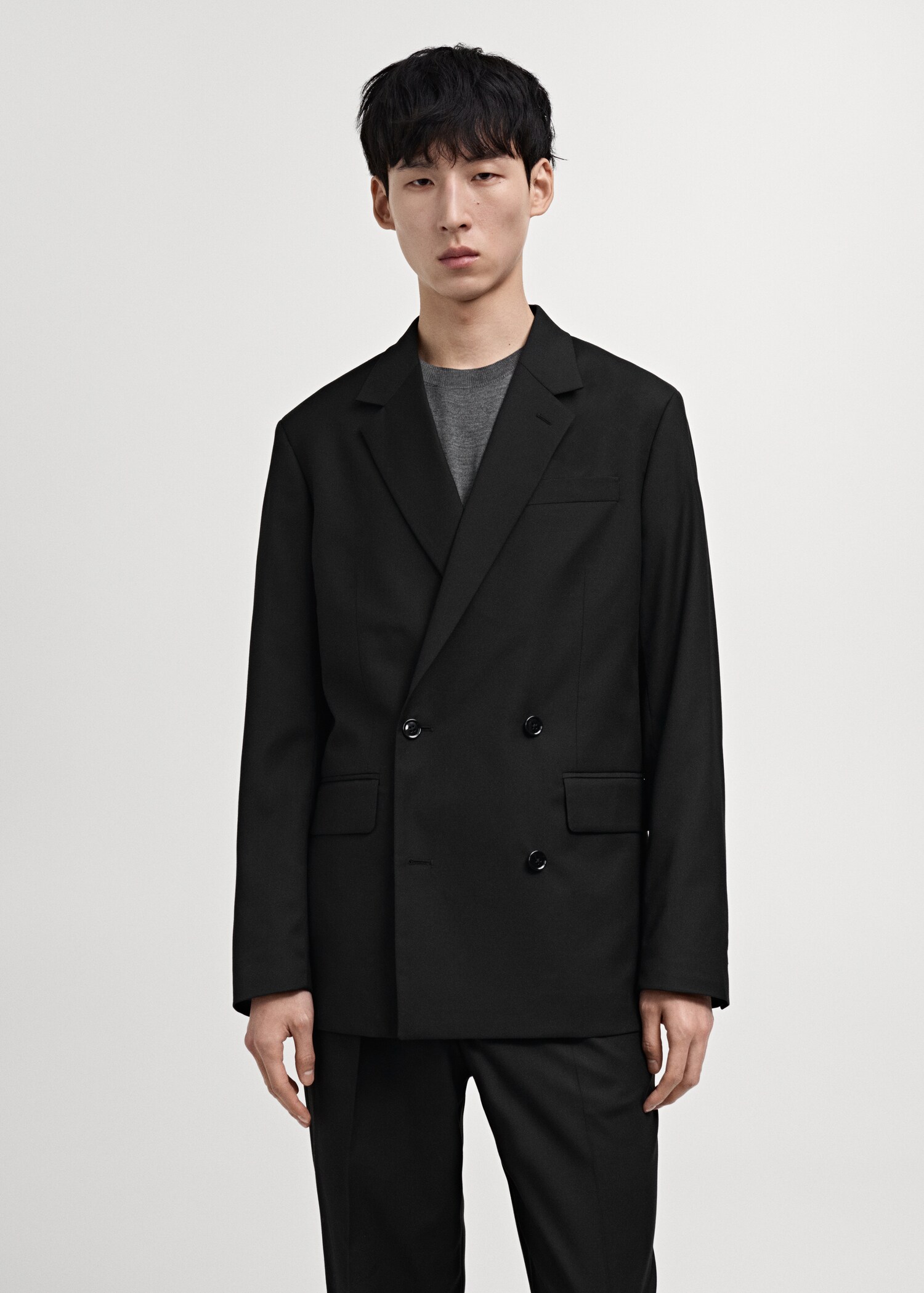 Blazer abito Boston regular fit doppiopetto - Piano medio