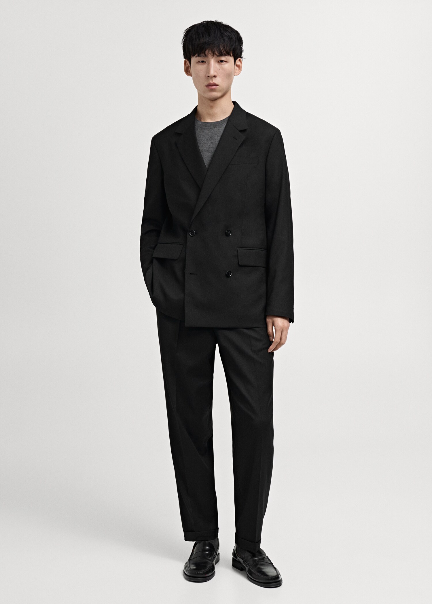 Blazer abito Boston regular fit doppiopetto - Piano generale