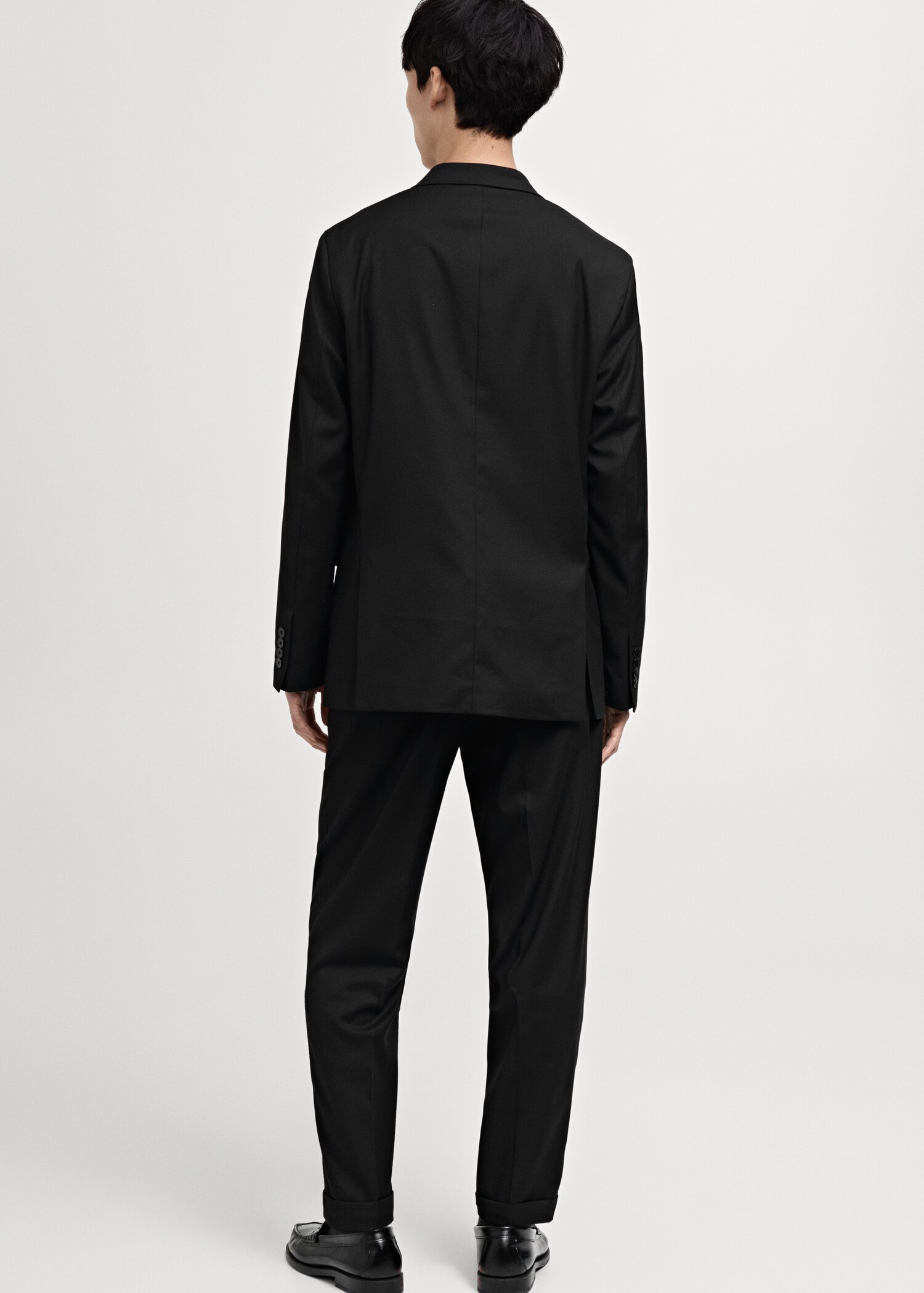 Blazer abito Boston regular fit doppiopetto - Retro dell'articolo
