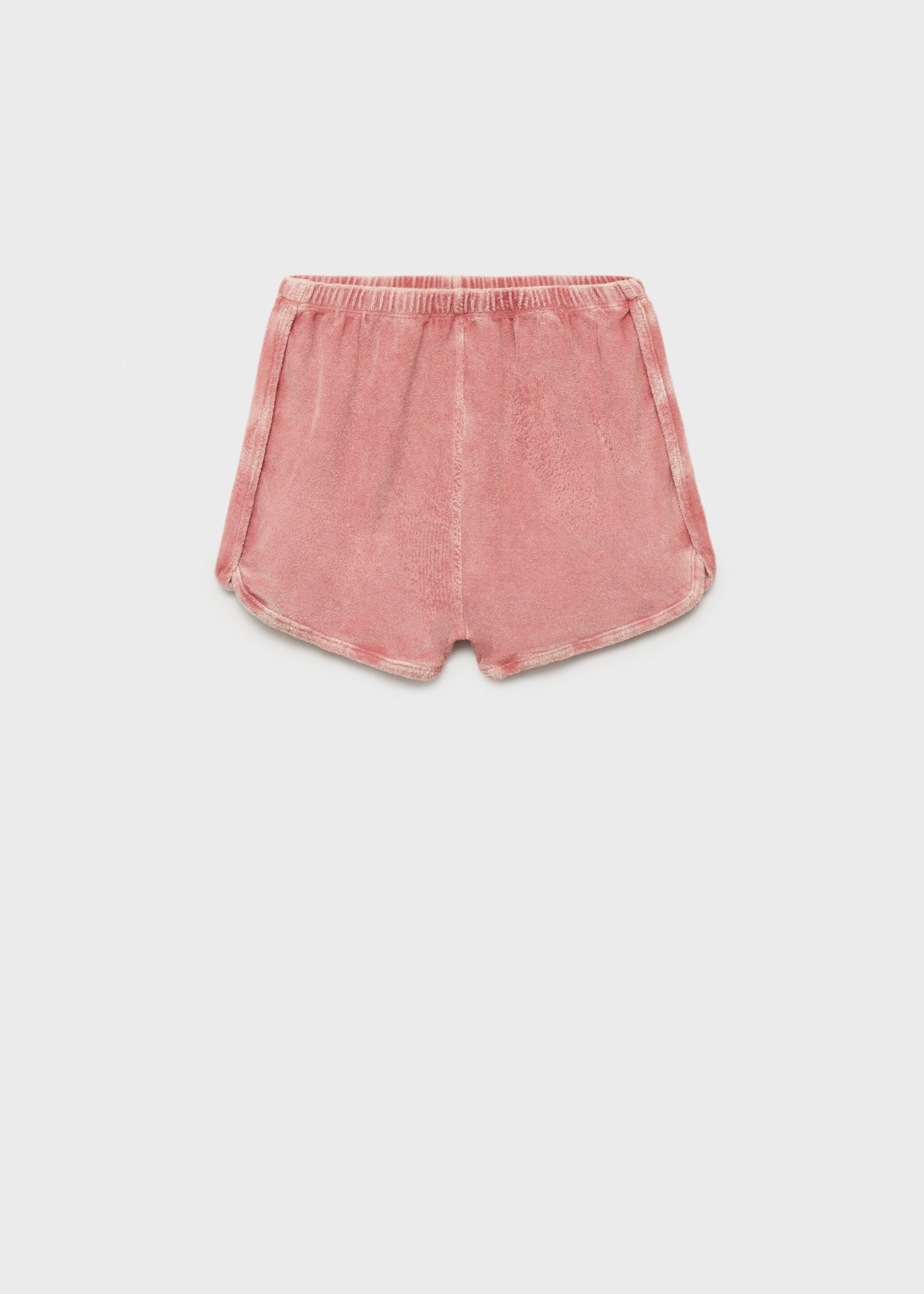 Froté bavlněné šortky overdyed - Zboží bez modelu