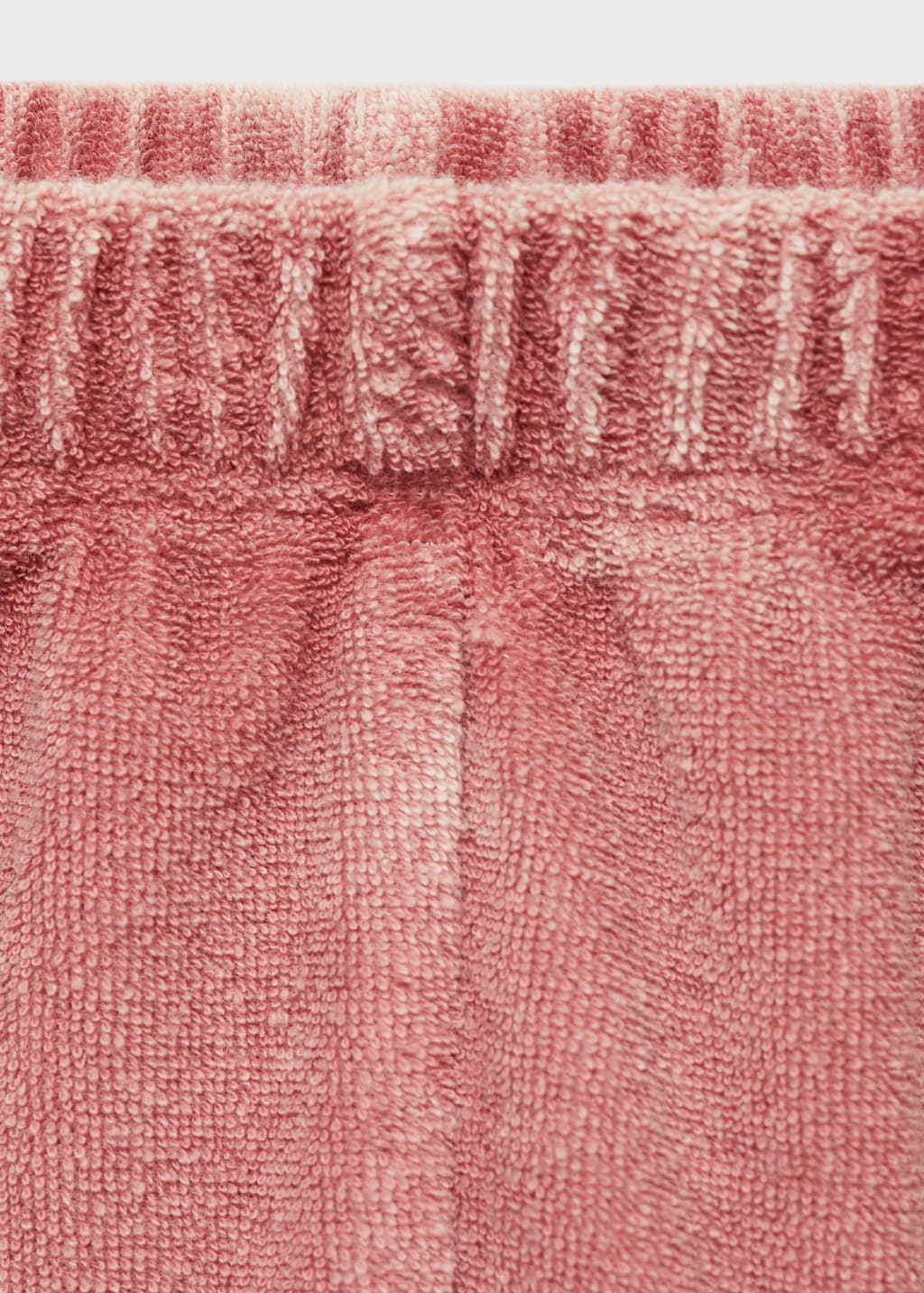 Mango Terry cotton overdyed shorts