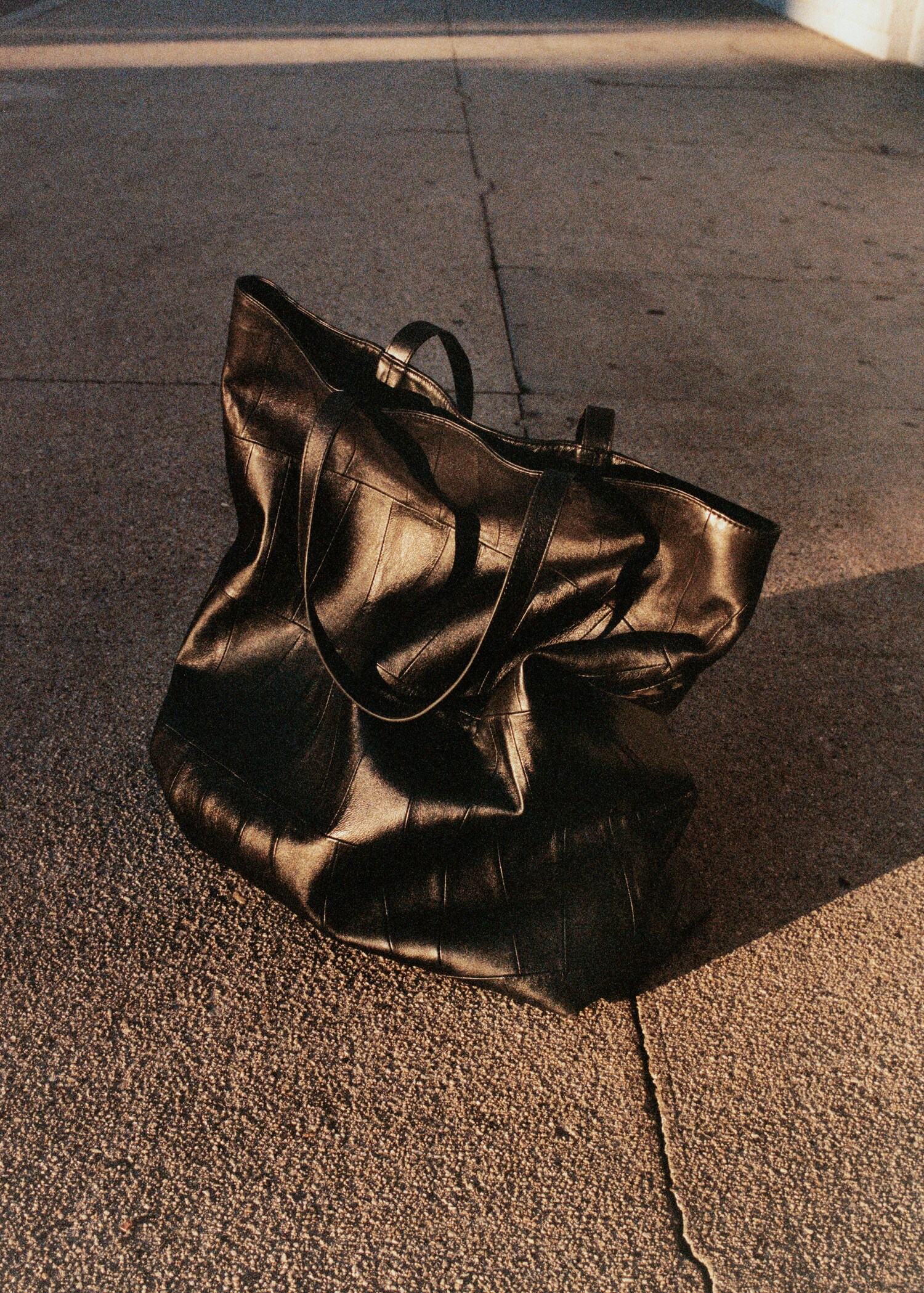 Sac cabas cuir patchwork - Détail de l'article 9