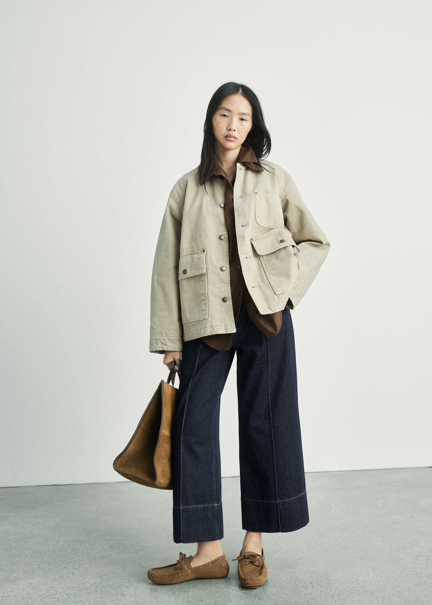 Jean wideleg crop coutures - Détail de l'article 7