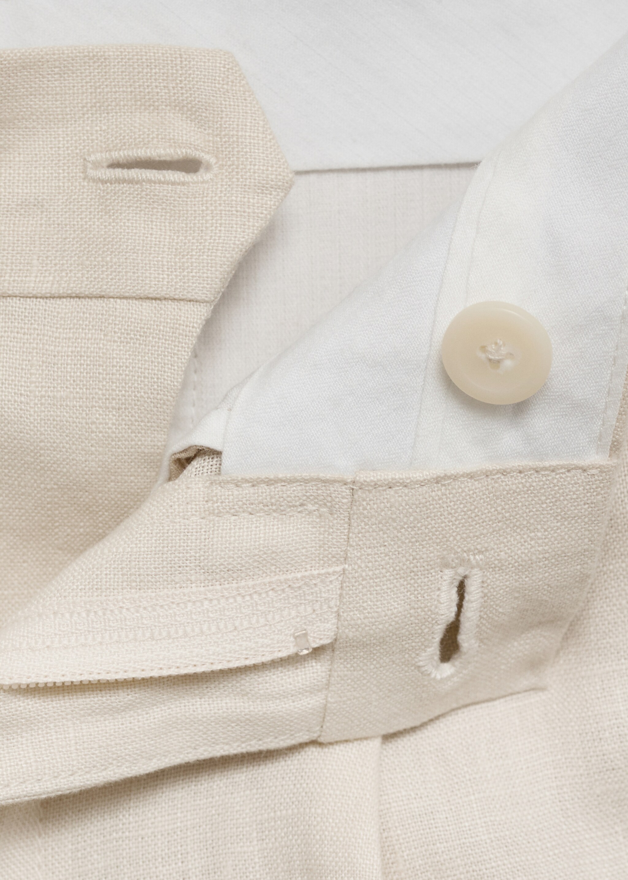 Pantalón 100% lino pinzas - Detalle del artículo 8