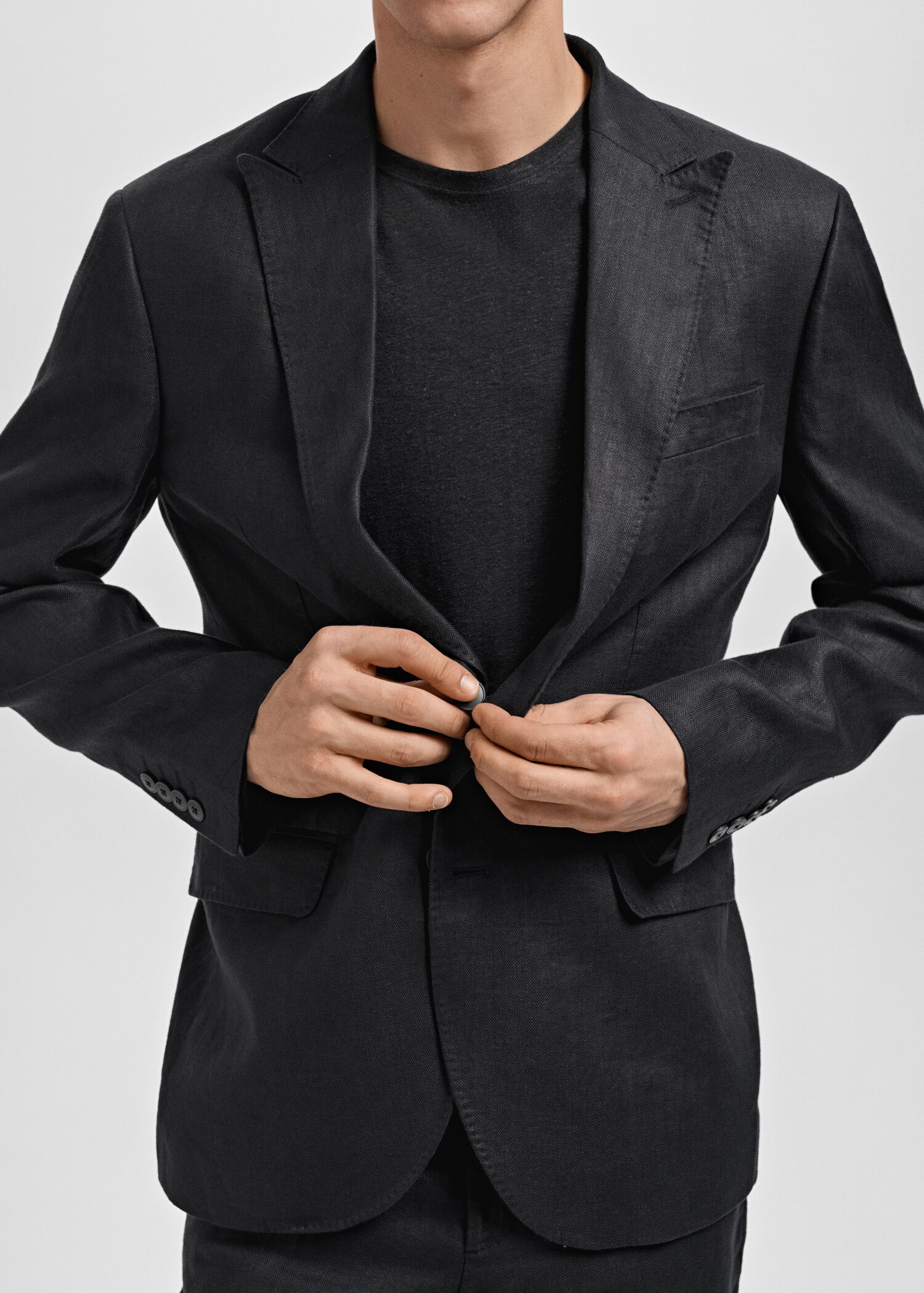 Americana vestit Amalfi 100% lli slim fit - Detall de l'article 3