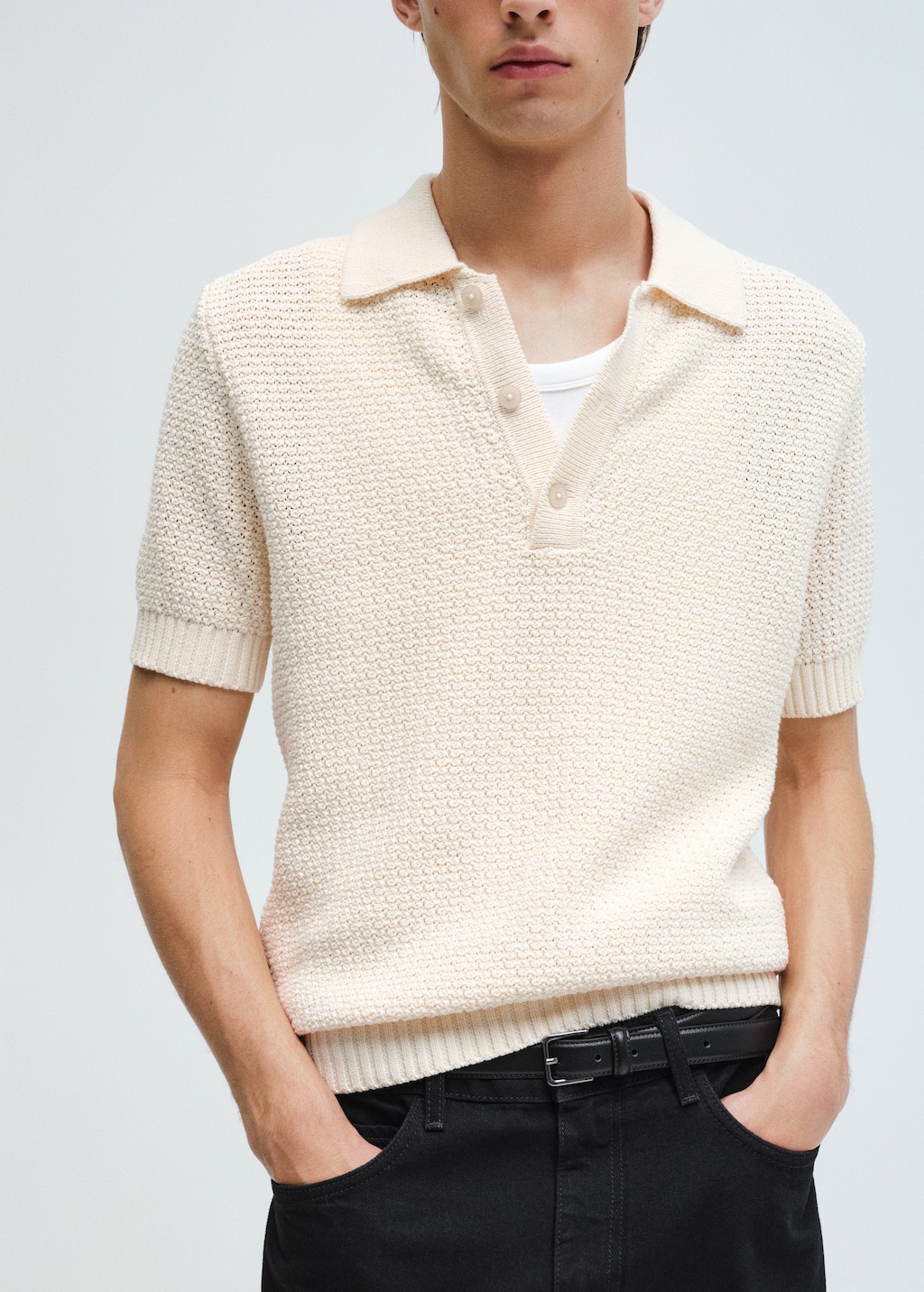 トップス FAF Openwork Knit Polo Shirts 87035936_04_01_D3.jpg?ts=