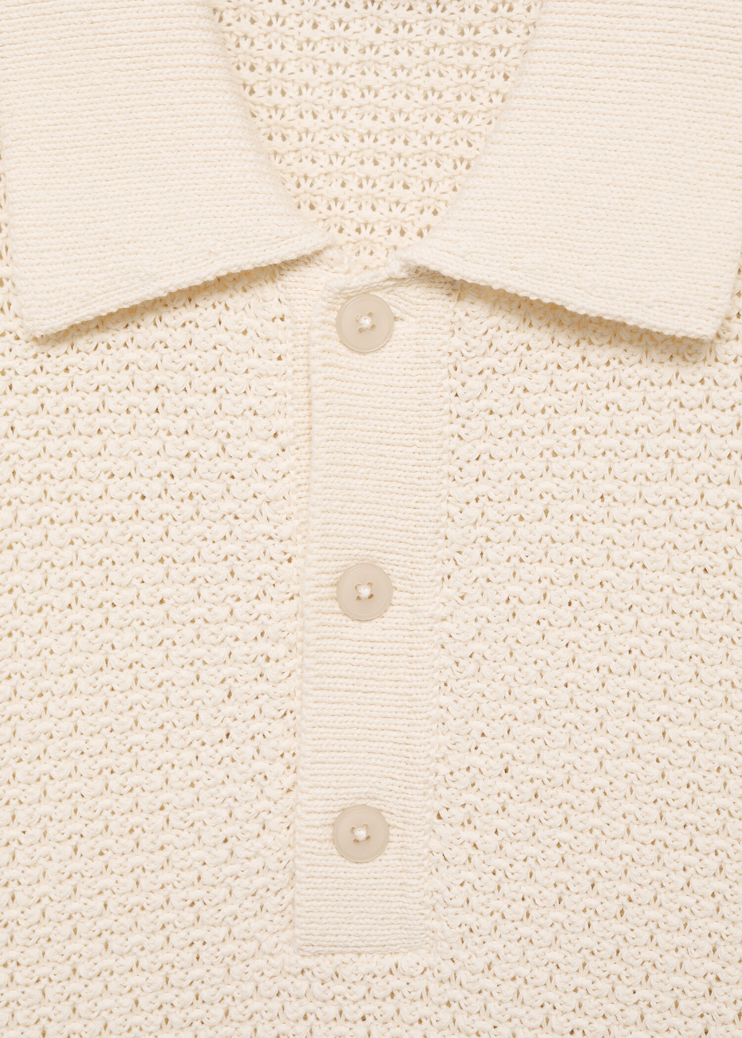 Polo punto algodón calado - Detalle del artículo 8