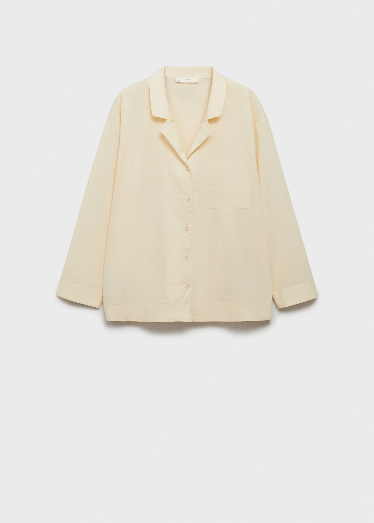 Garment-washed cotton shirt - Article without model