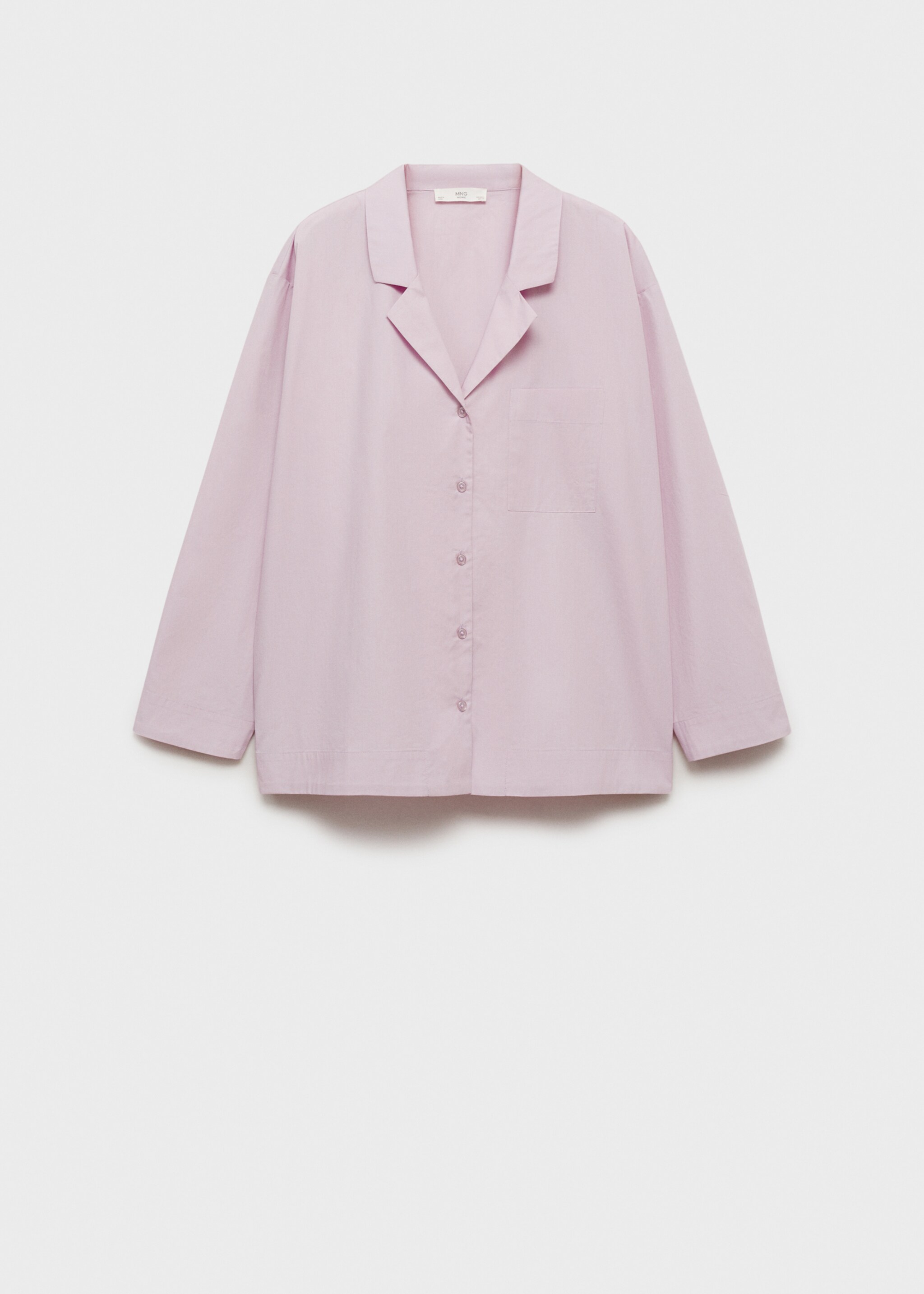 Garment-washed cotton shirt - Article without model