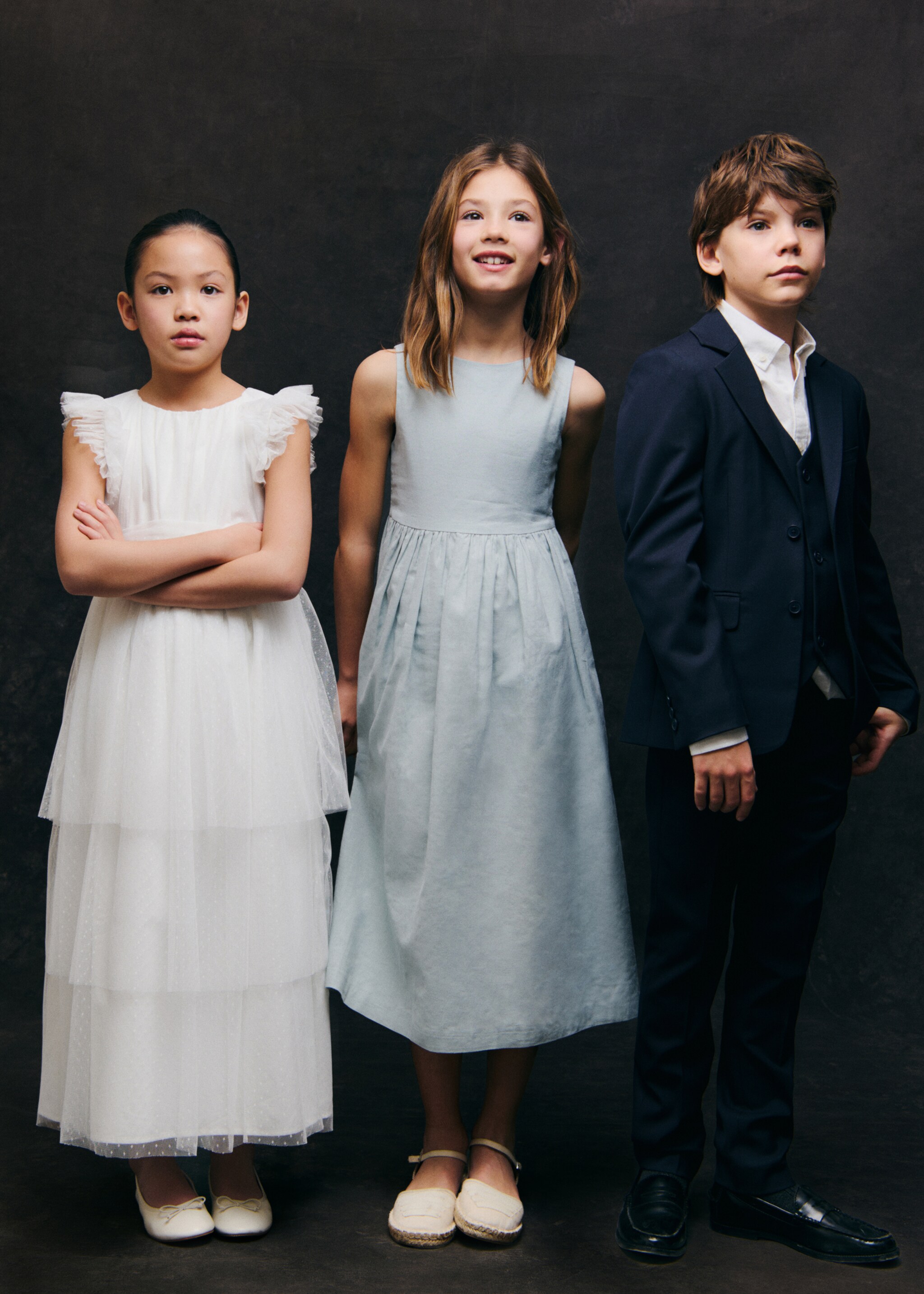 Ruffle plumeti dress - General plane