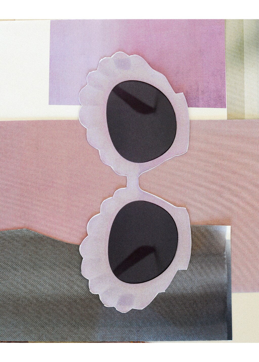 Sunglasses with shell-frame