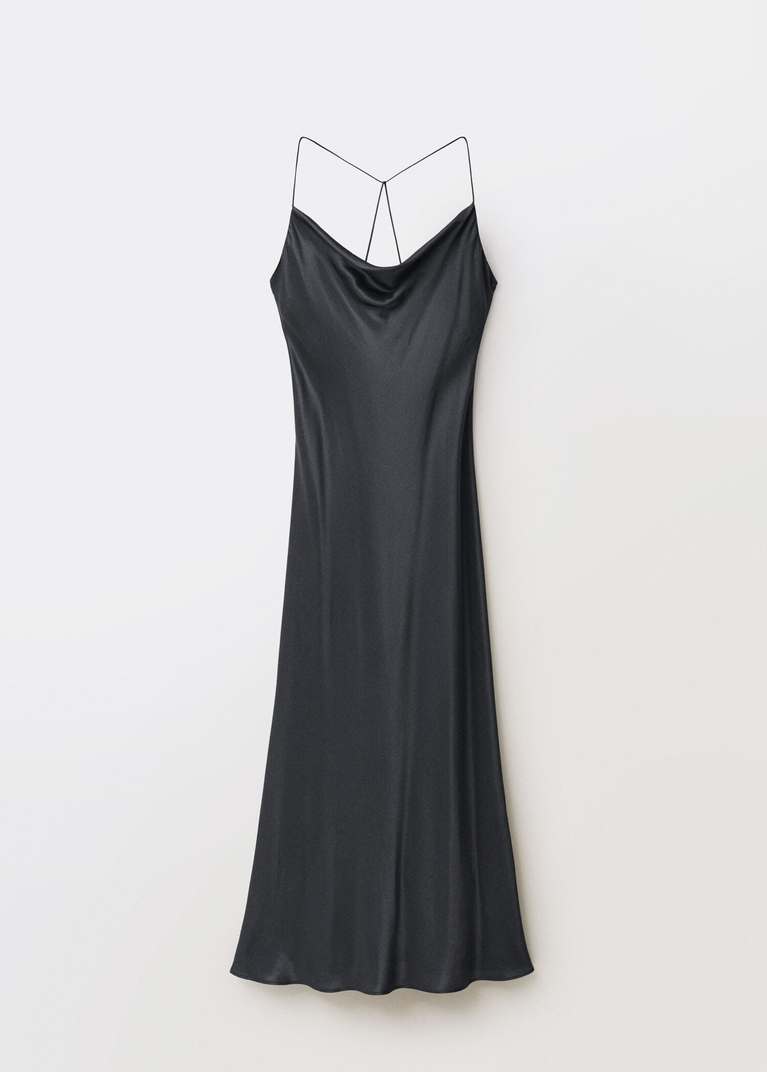 Vestito seta scollo drappeggiato - Articolo senza modello
