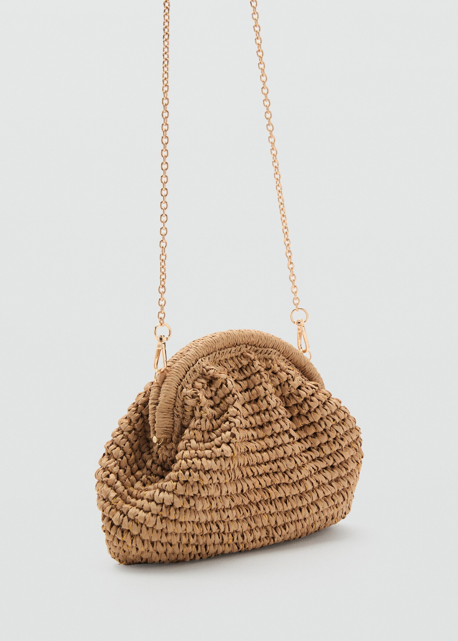 Bolso clutch fibra natural - Plano medio