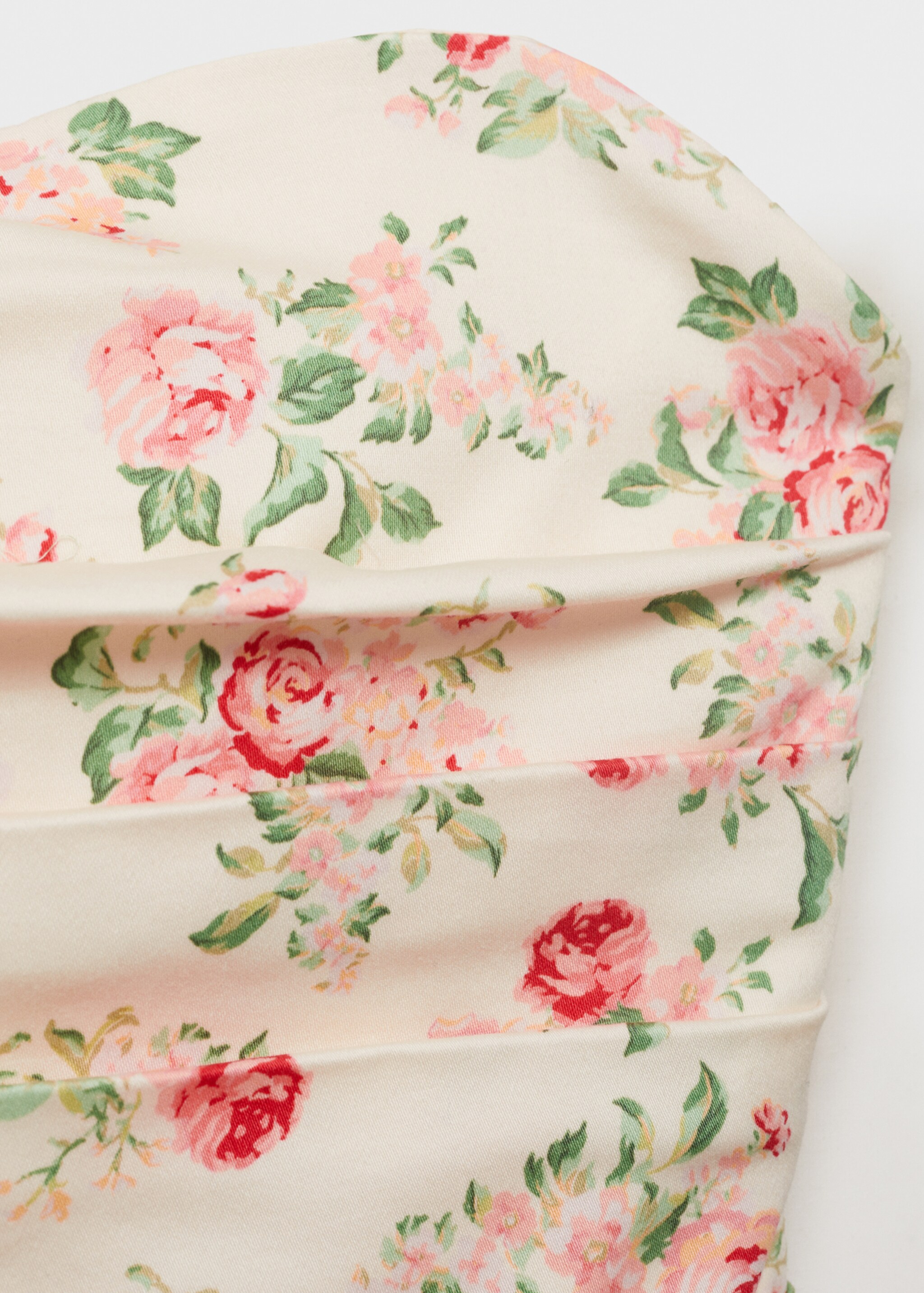 Strapless floral dress - Details of the article 8