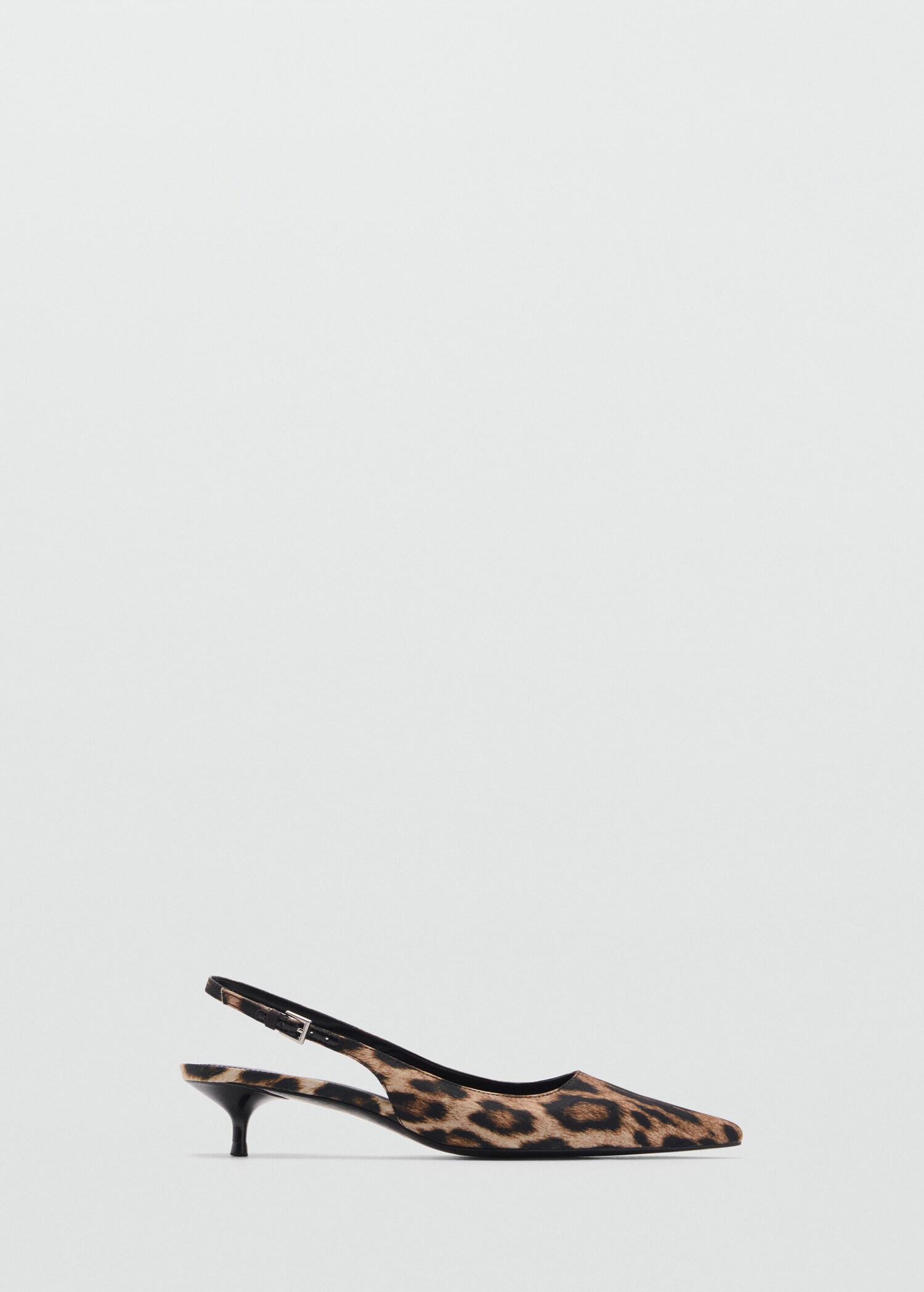 Leopard-print heeled shoes - Article without model