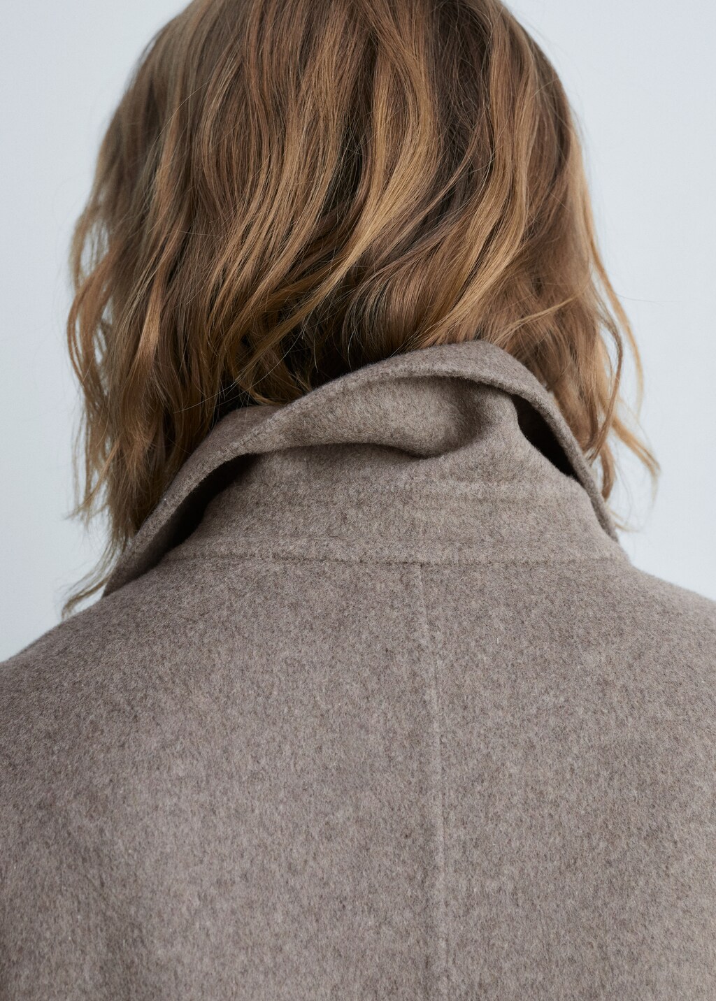 Oversize handmade long coat - Women | MANGO USA