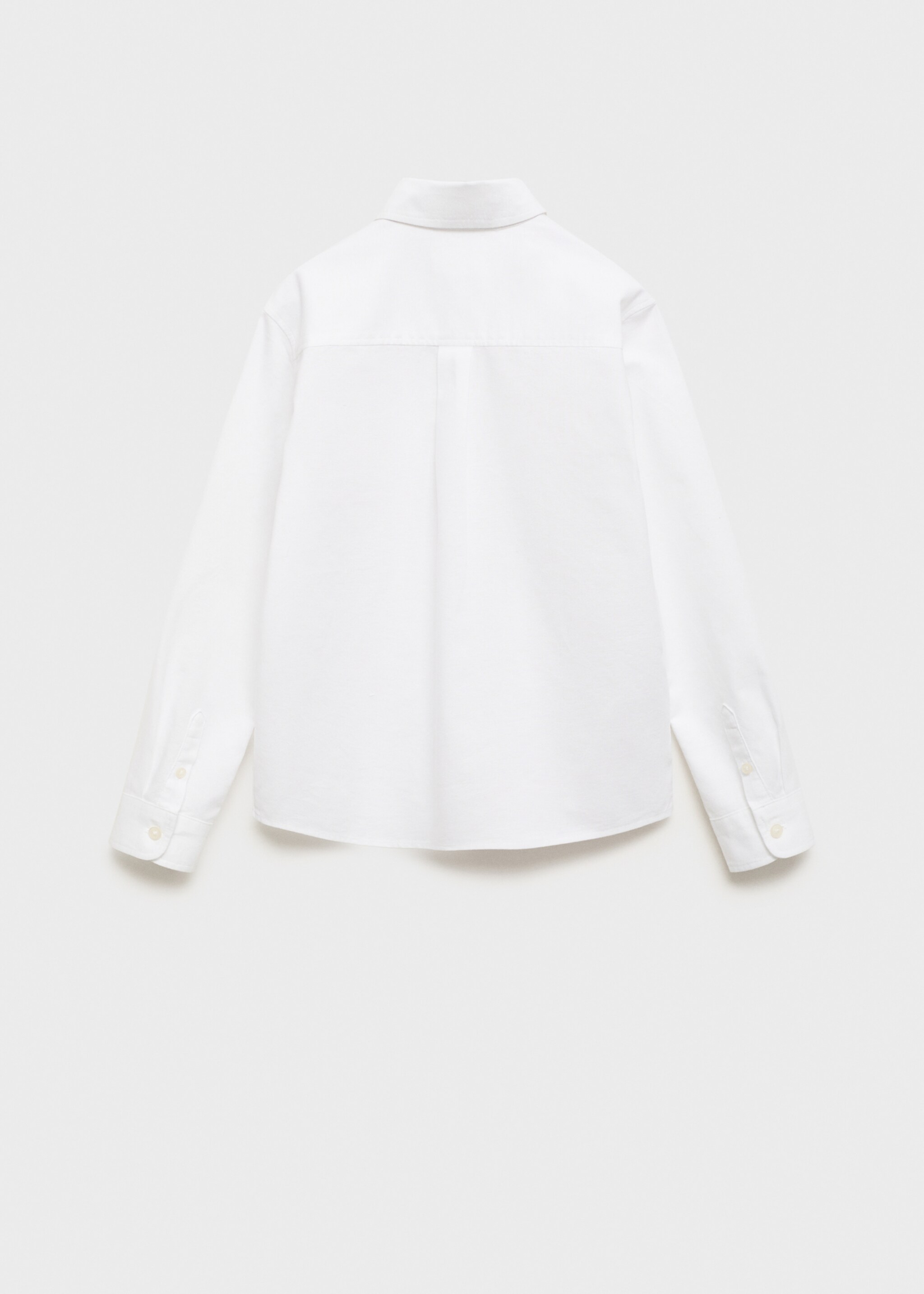 100% cotton Oxford shirt - Reverse of the article