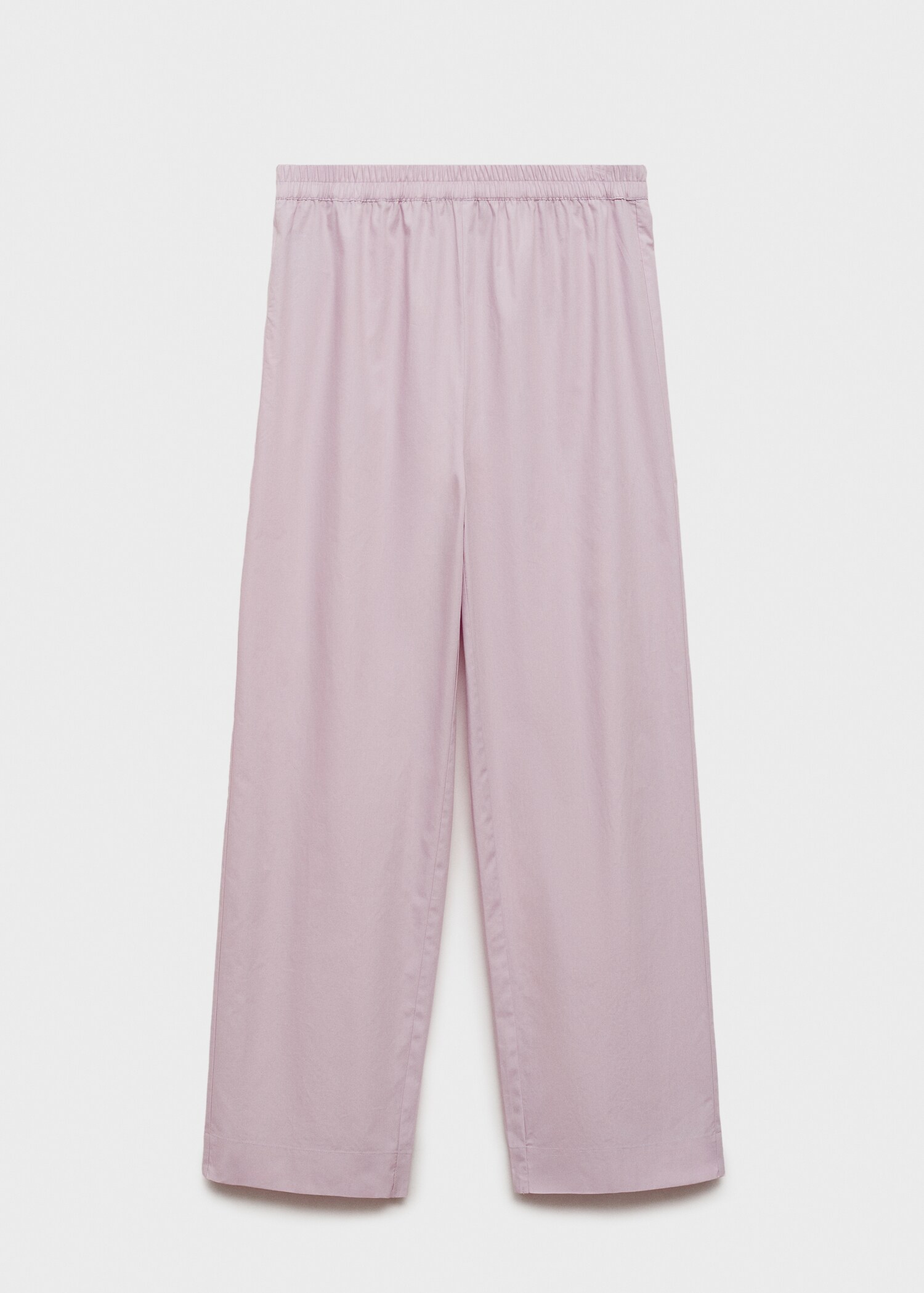 Garment-washed cotton trousers - Article without model