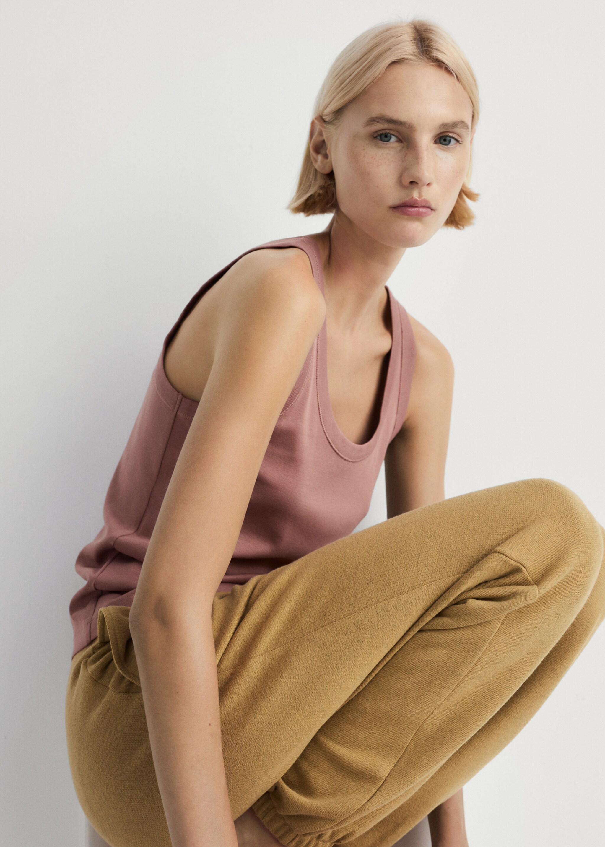 Top pyjamas cotton suspenders - Details of the article 2